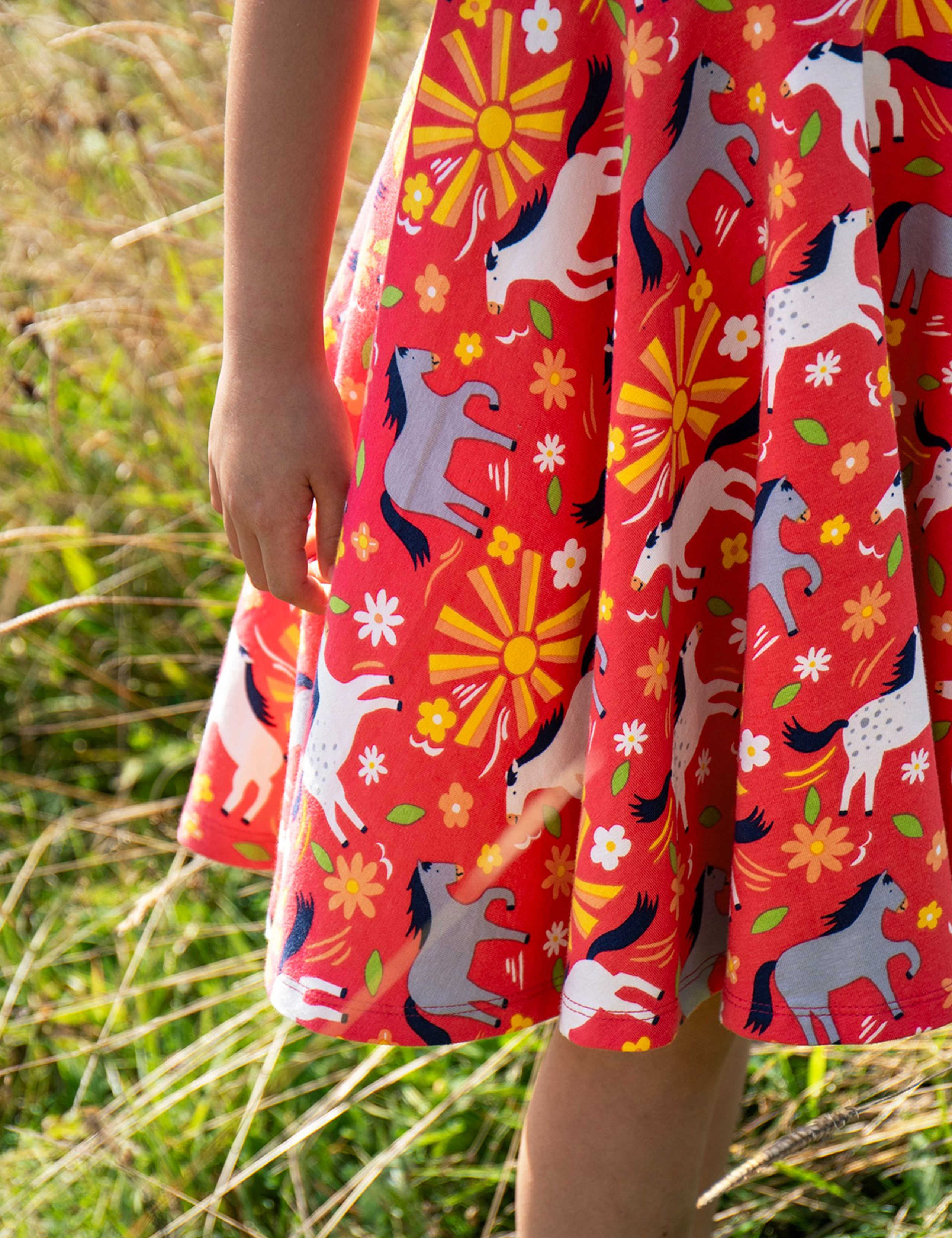 Cotton Rich Printed Skater Dress (1-12 Yrs) 4 of 6