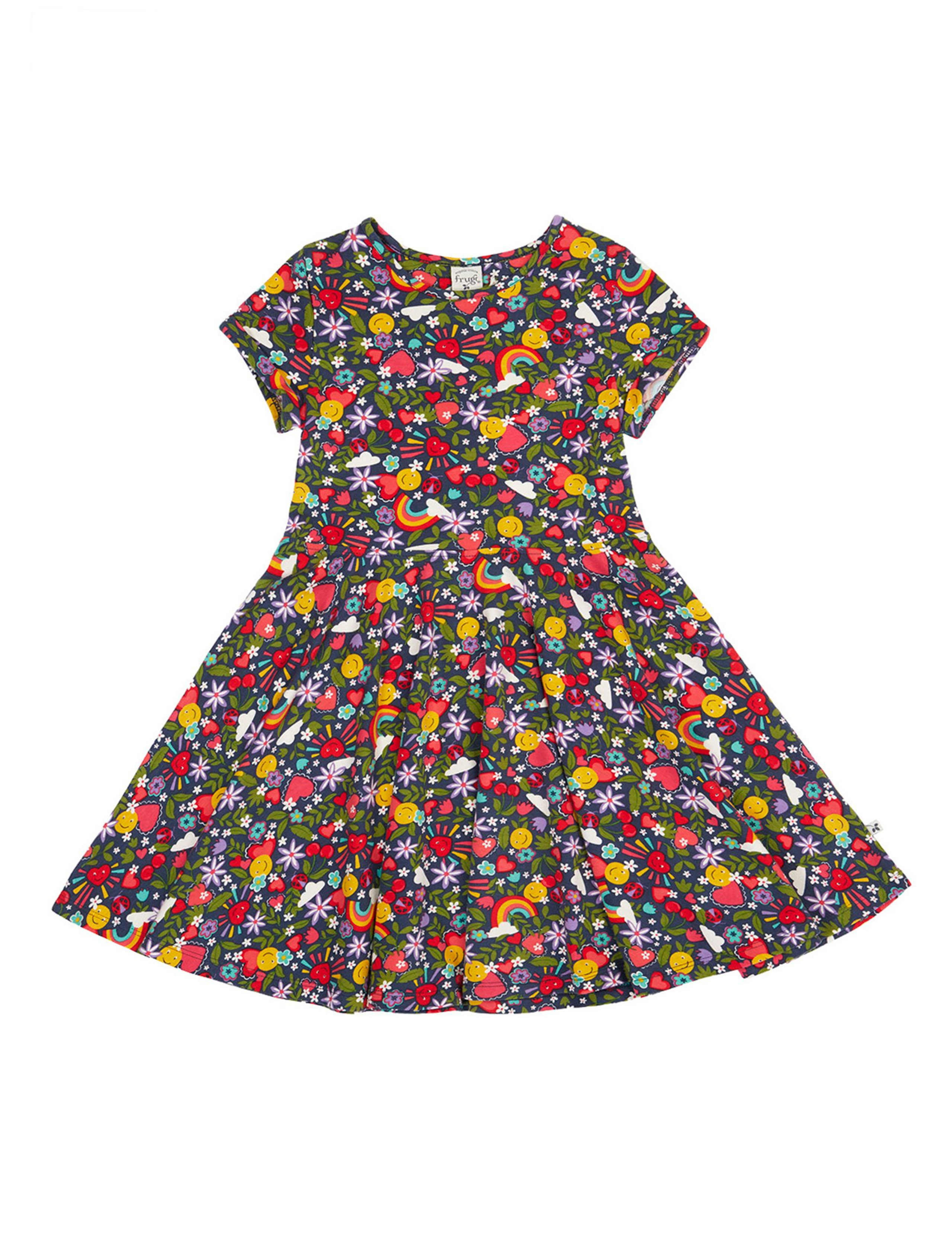Cotton Rich Printed Skater Dress (1-12 Yrs) 2 of 6