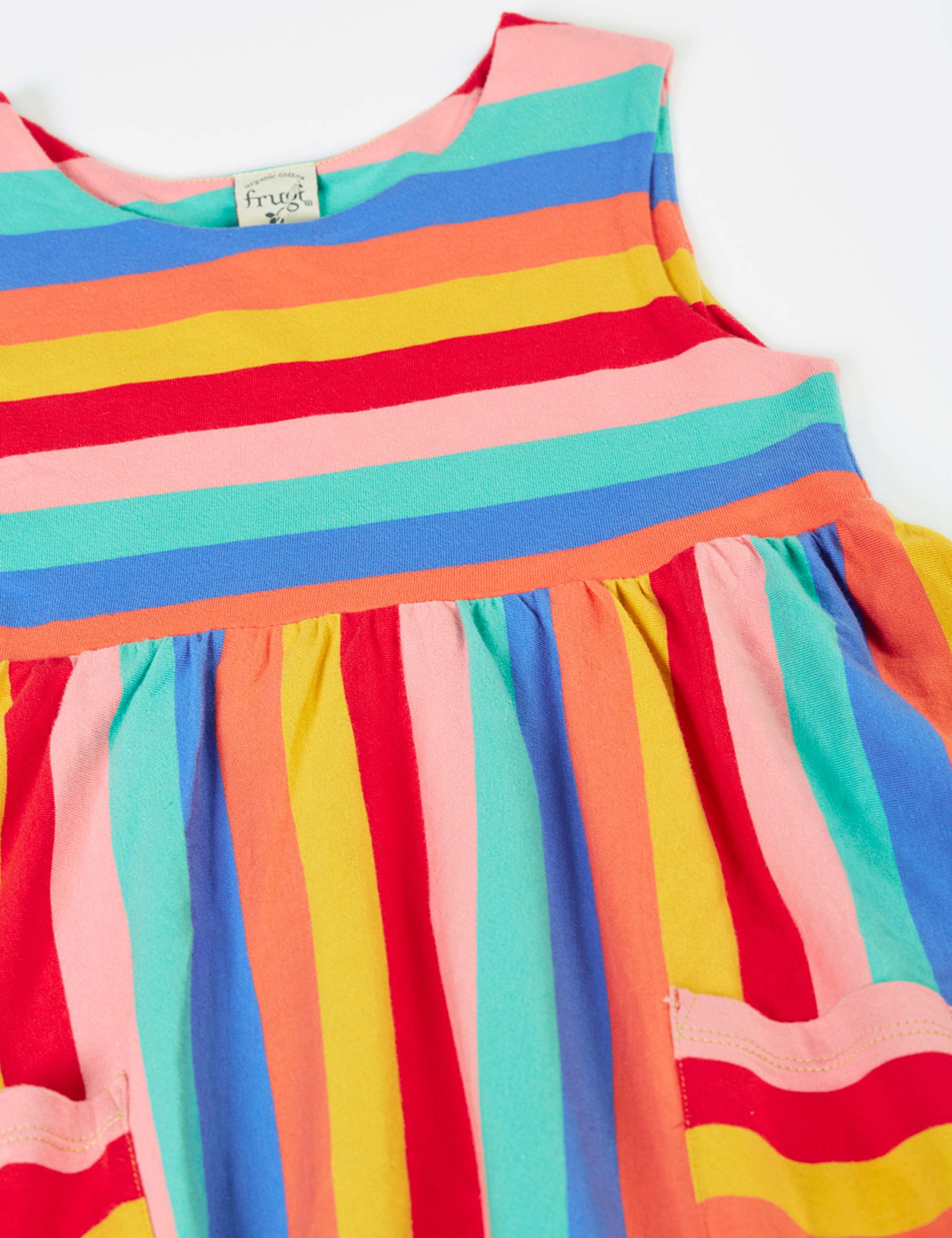 Pure Cotton Striped Dress (2-12 Yrs) 4 of 4