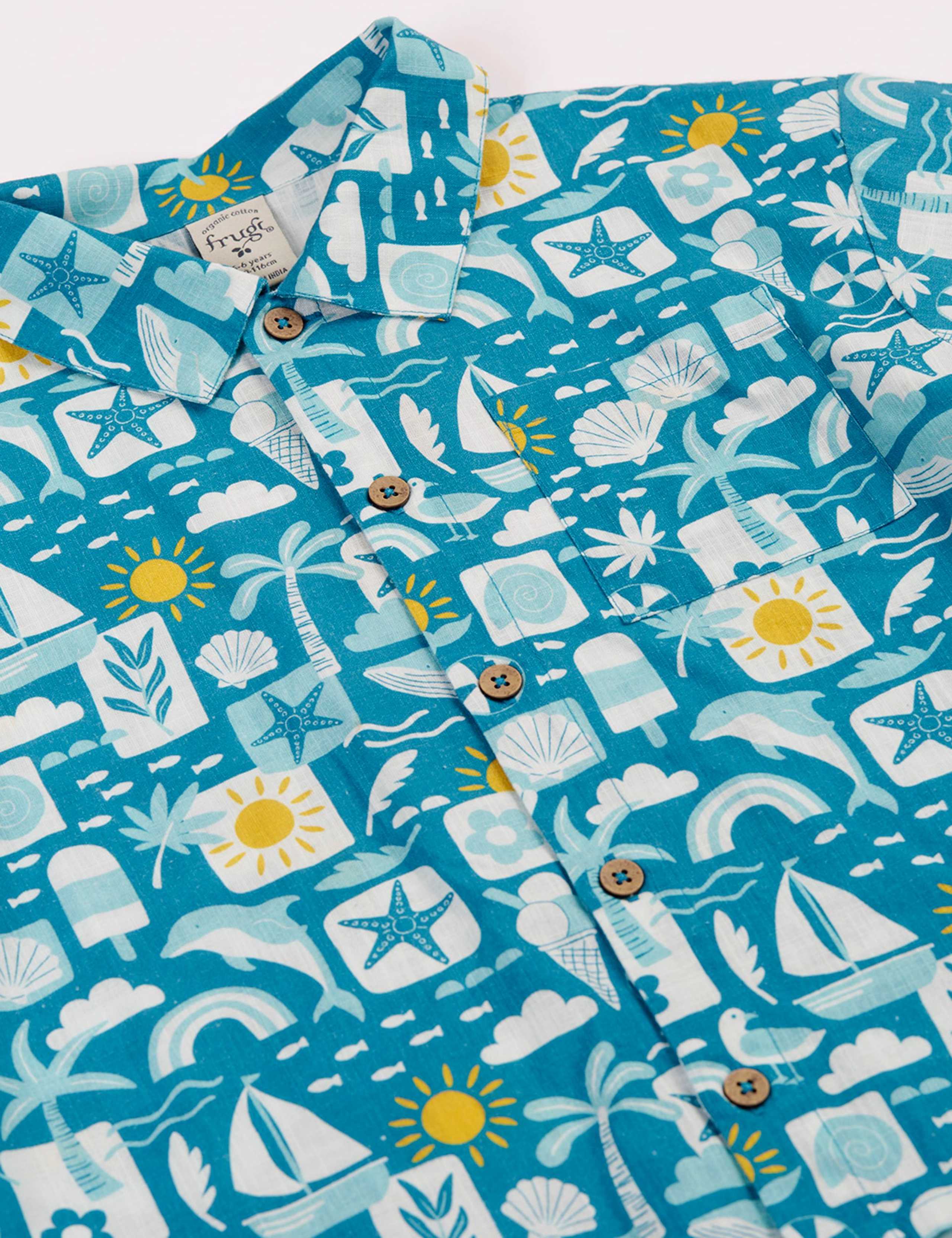 Pure Cotton Printed Shirt (2-10 Yrs) 4 of 4