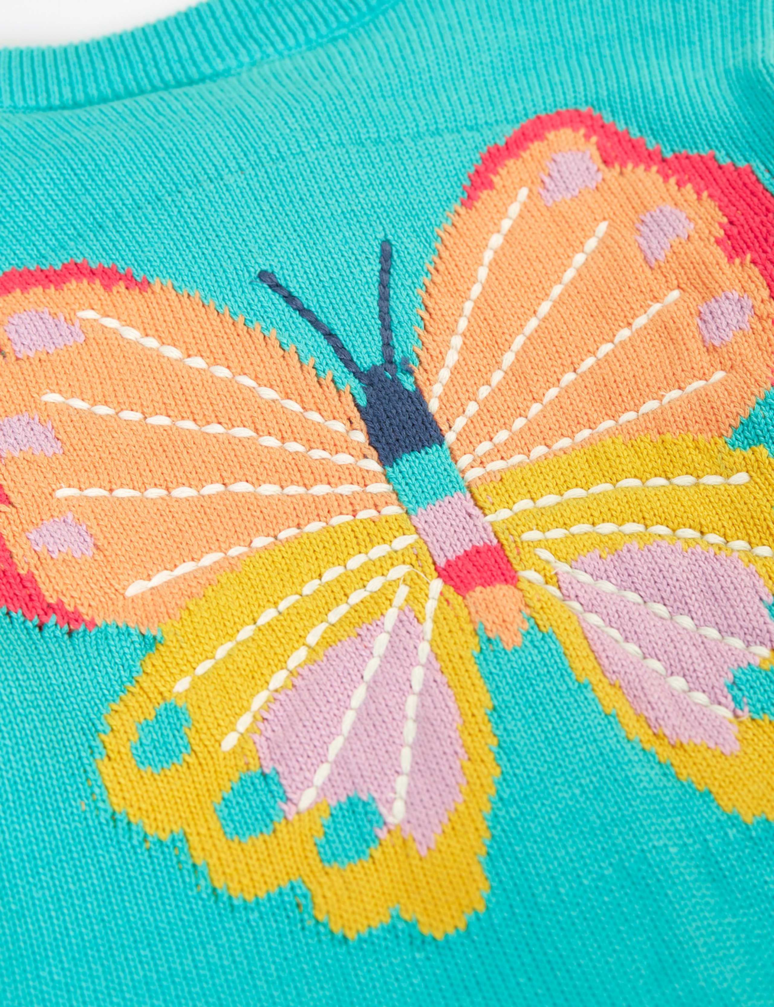 Pure Cotton Embroidered Cardigan (1-10 Yrs) 3 of 6