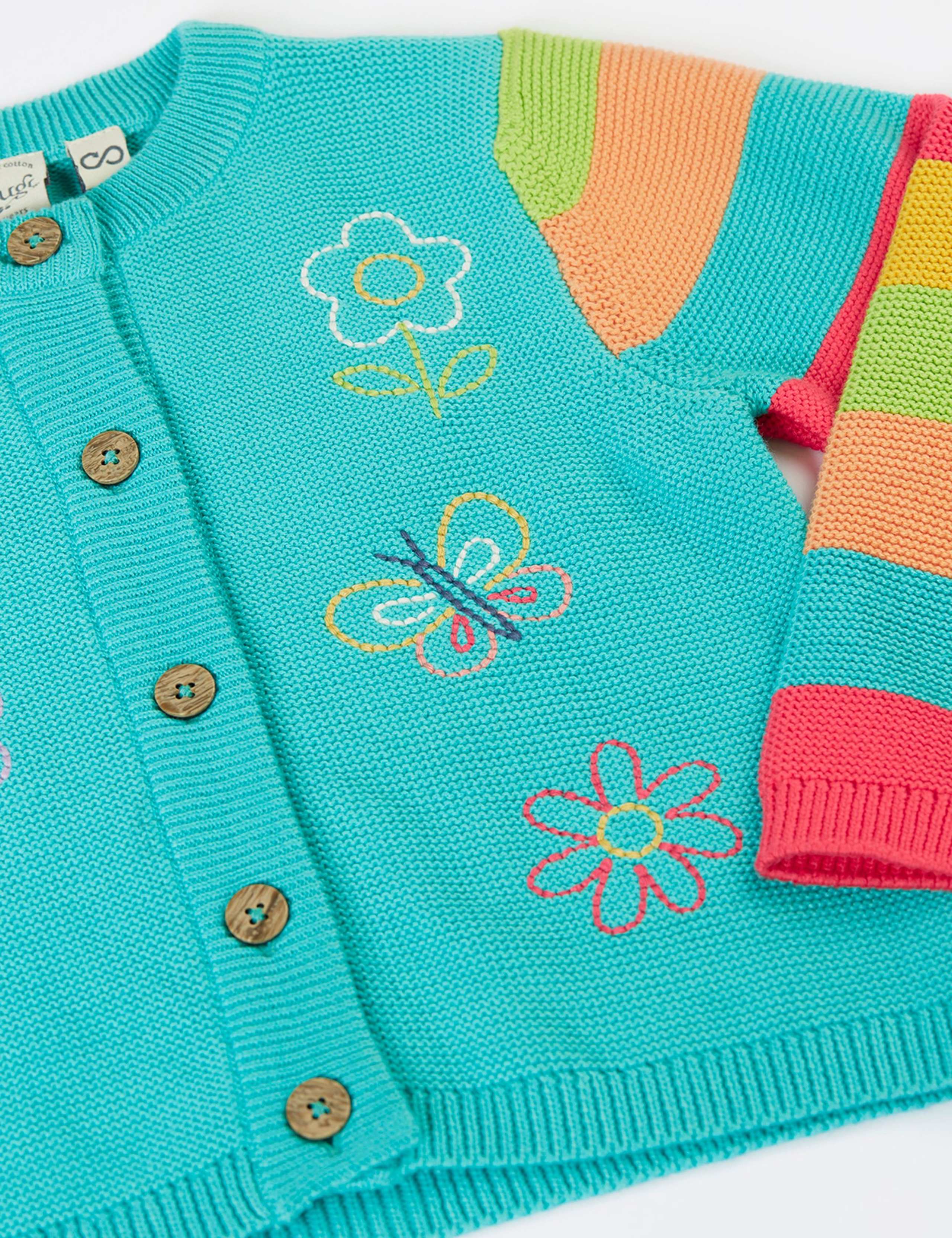 Pure Cotton Embroidered Cardigan (1-10 Yrs) 6 of 6