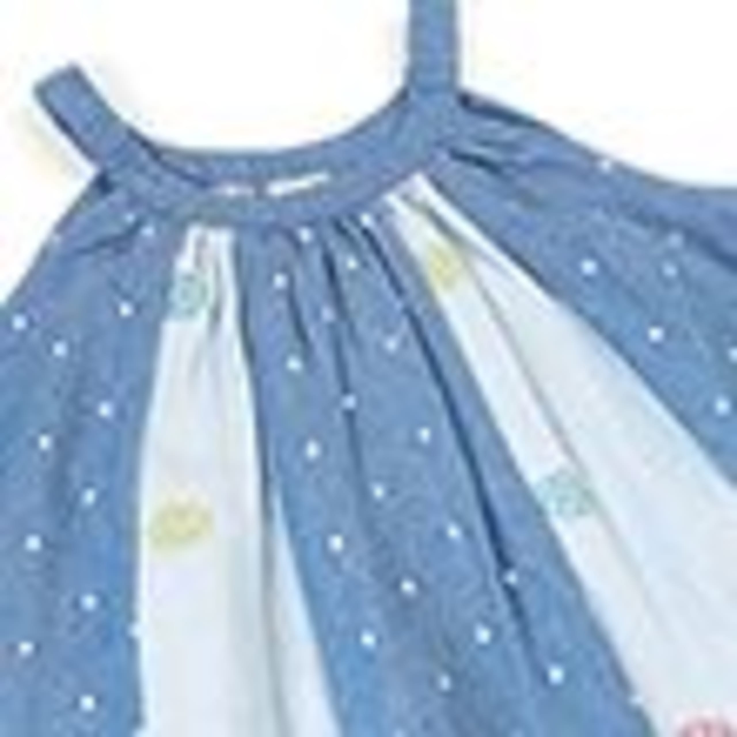Denim Embroidered Dress (2-10 Years) 6 of 6