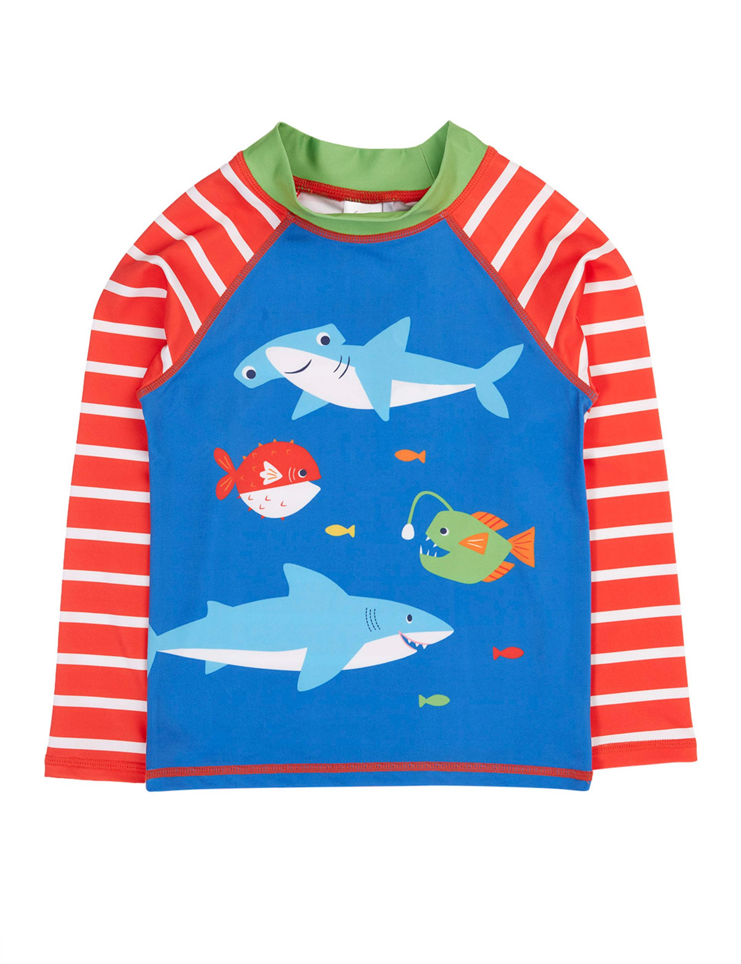 Striped Fish Long Sleeve Rash Vest (1-10 Years) 3 of 6
