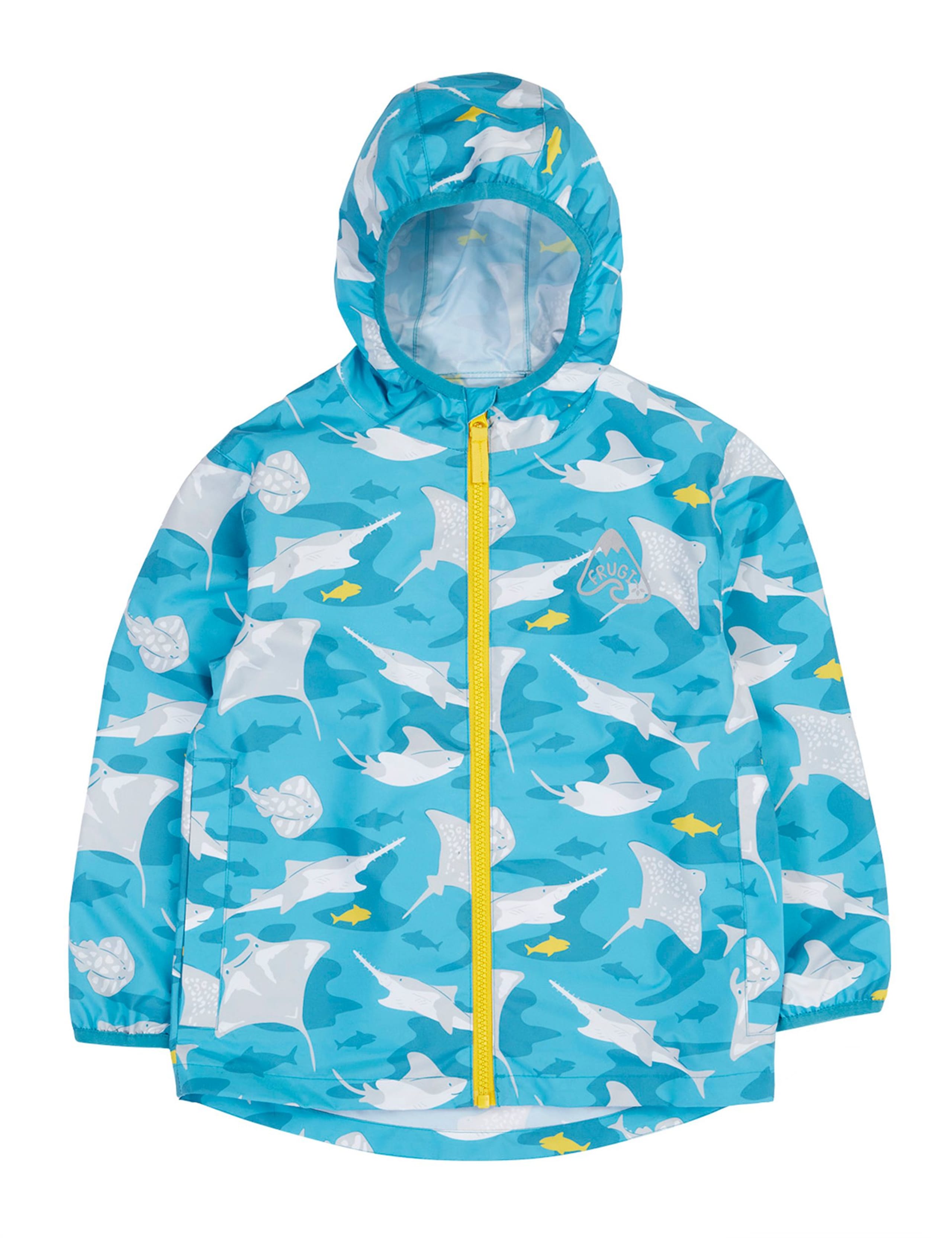 Hooded Packable Sea Creatures Raincoat (2-10 Yrs) 2 of 5