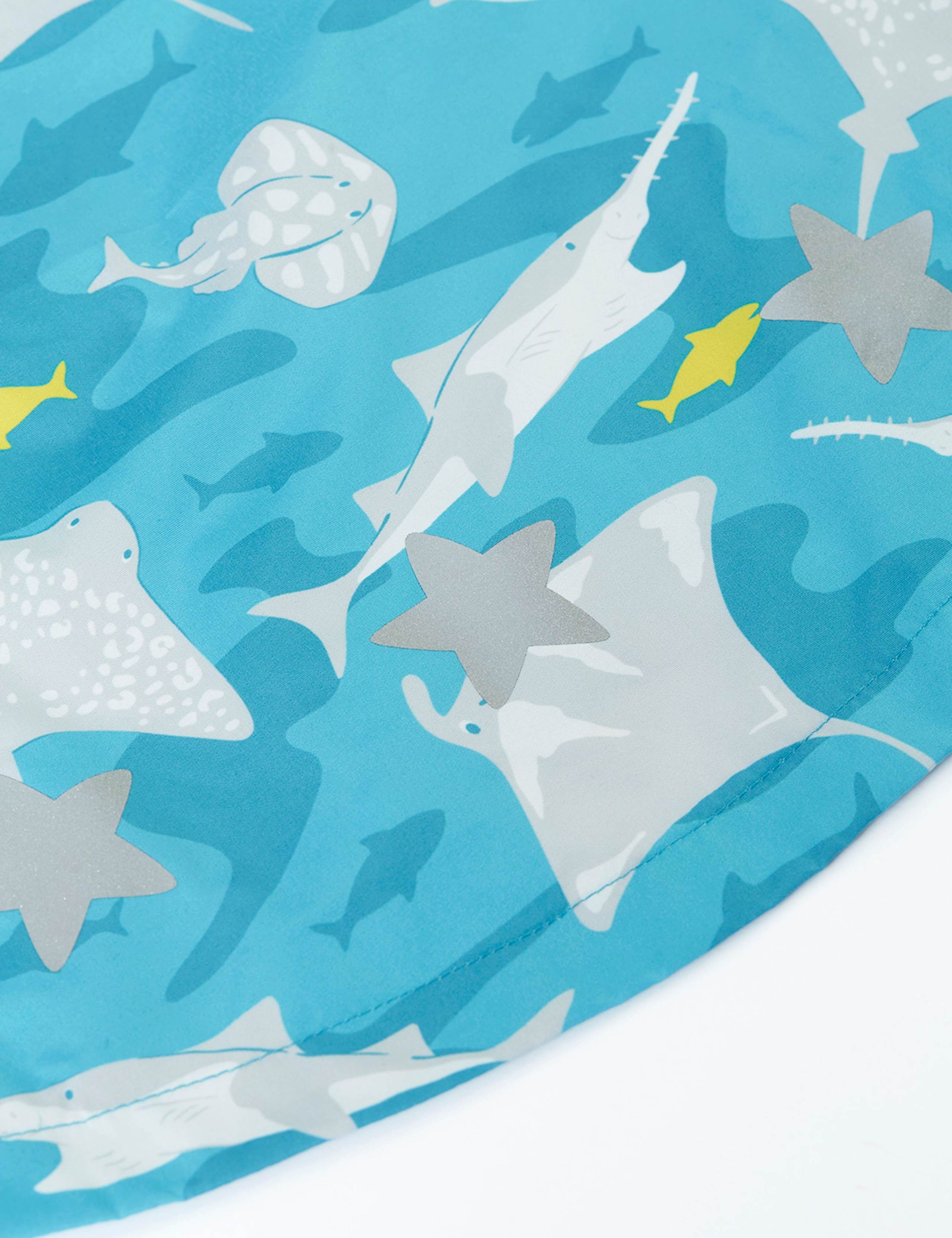 Hooded Packable Sea Creatures Raincoat (2-10 Years) 4 of 5