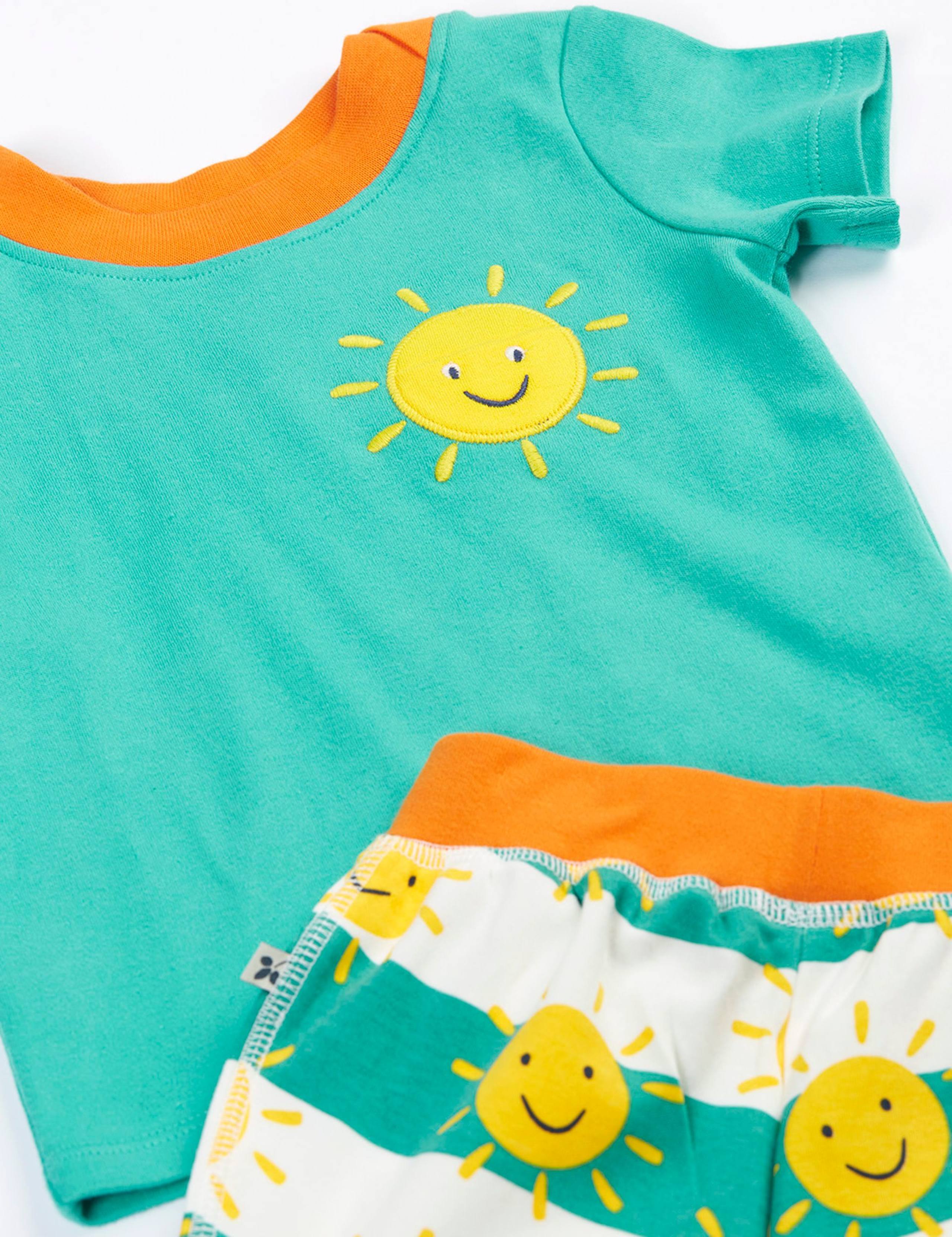 2 Piece Pure Cotton Top & Bottom Outfit (3-24 Months) 3 of 3