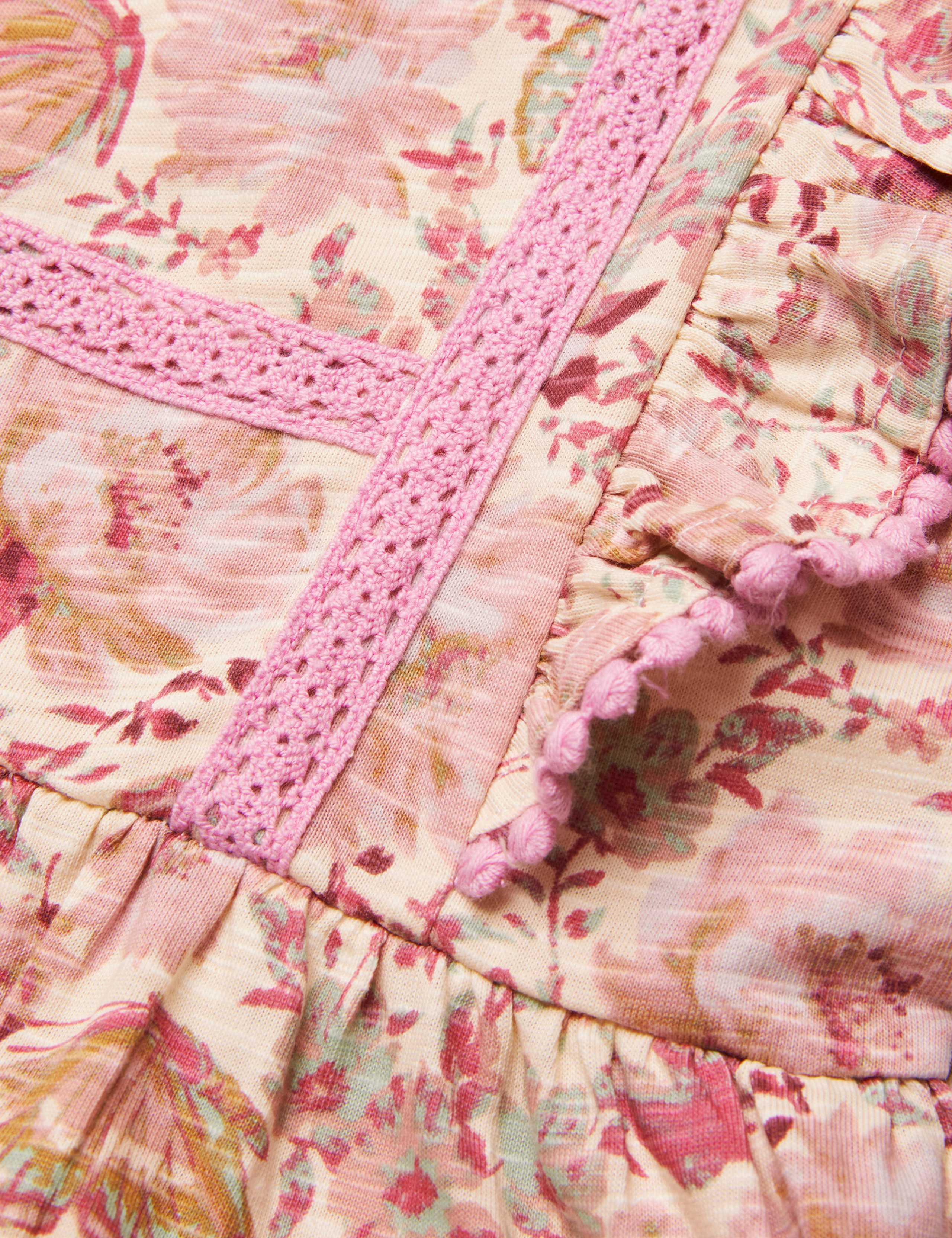 Jersey Floral Butterfly Dress (3-13 Yrs) 2 of 4