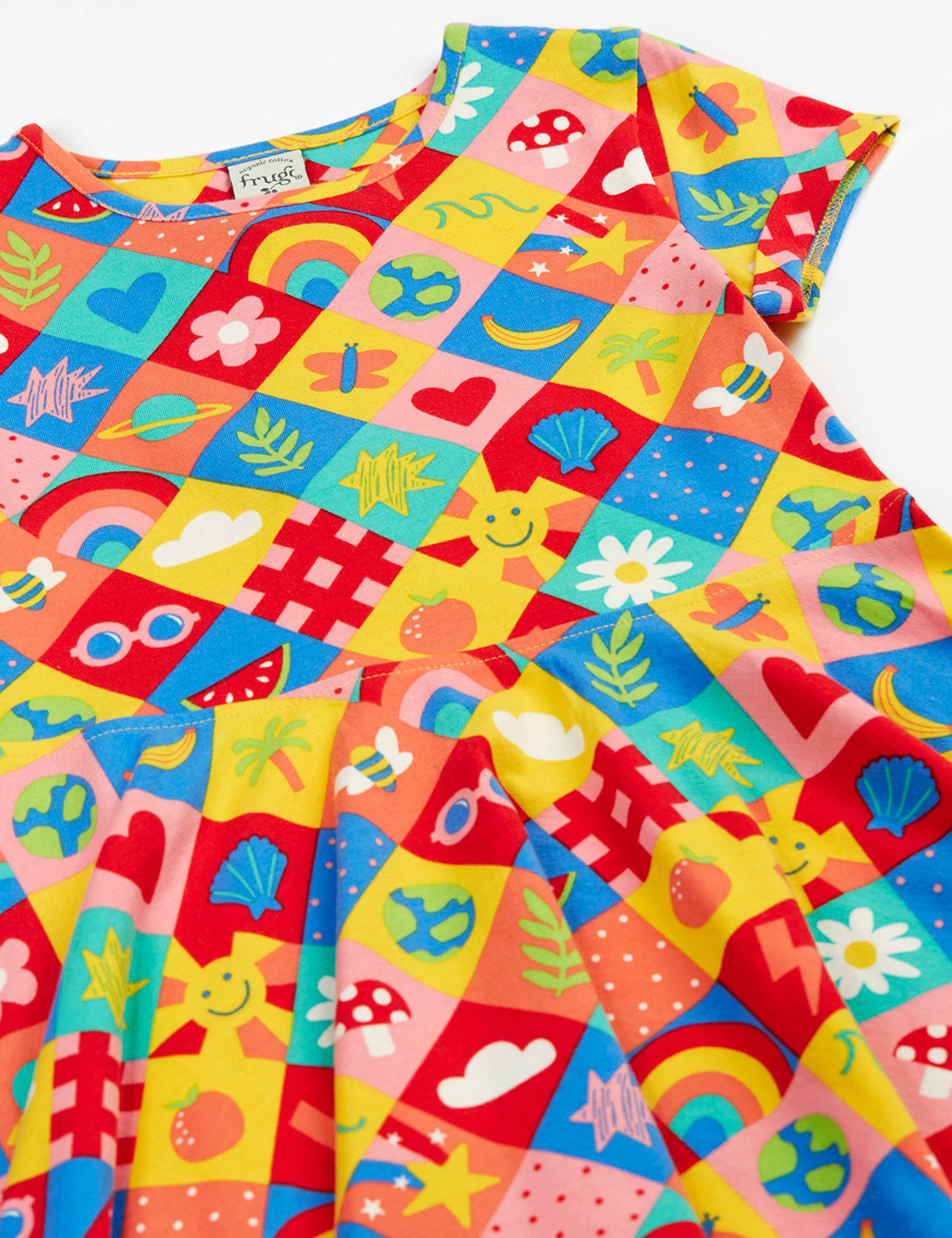 Cotton Rich Printed Dress (1-10 Yrs) 3 of 4