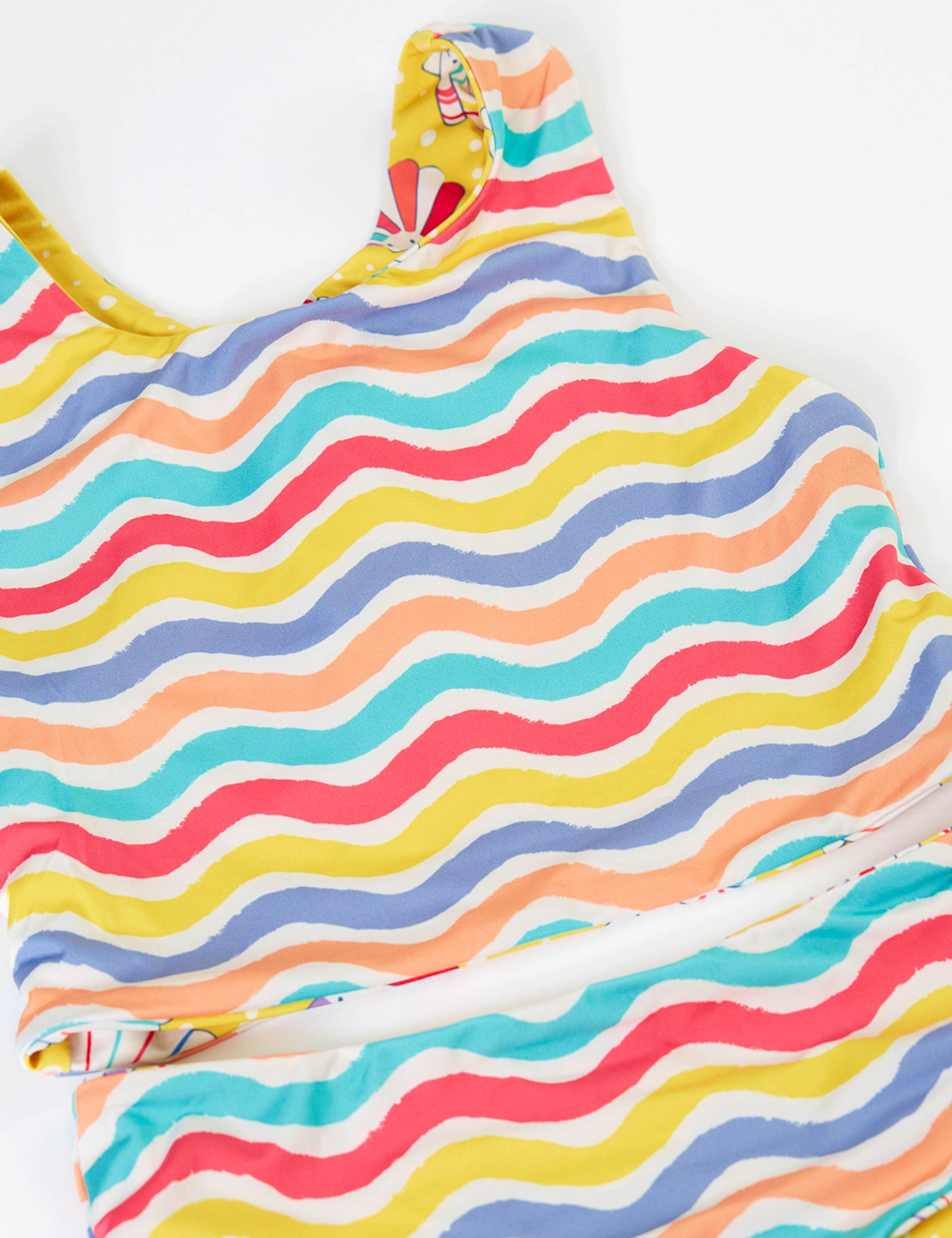 Reversible Shell & Striped Tankini (3-10 Years) 4 of 6