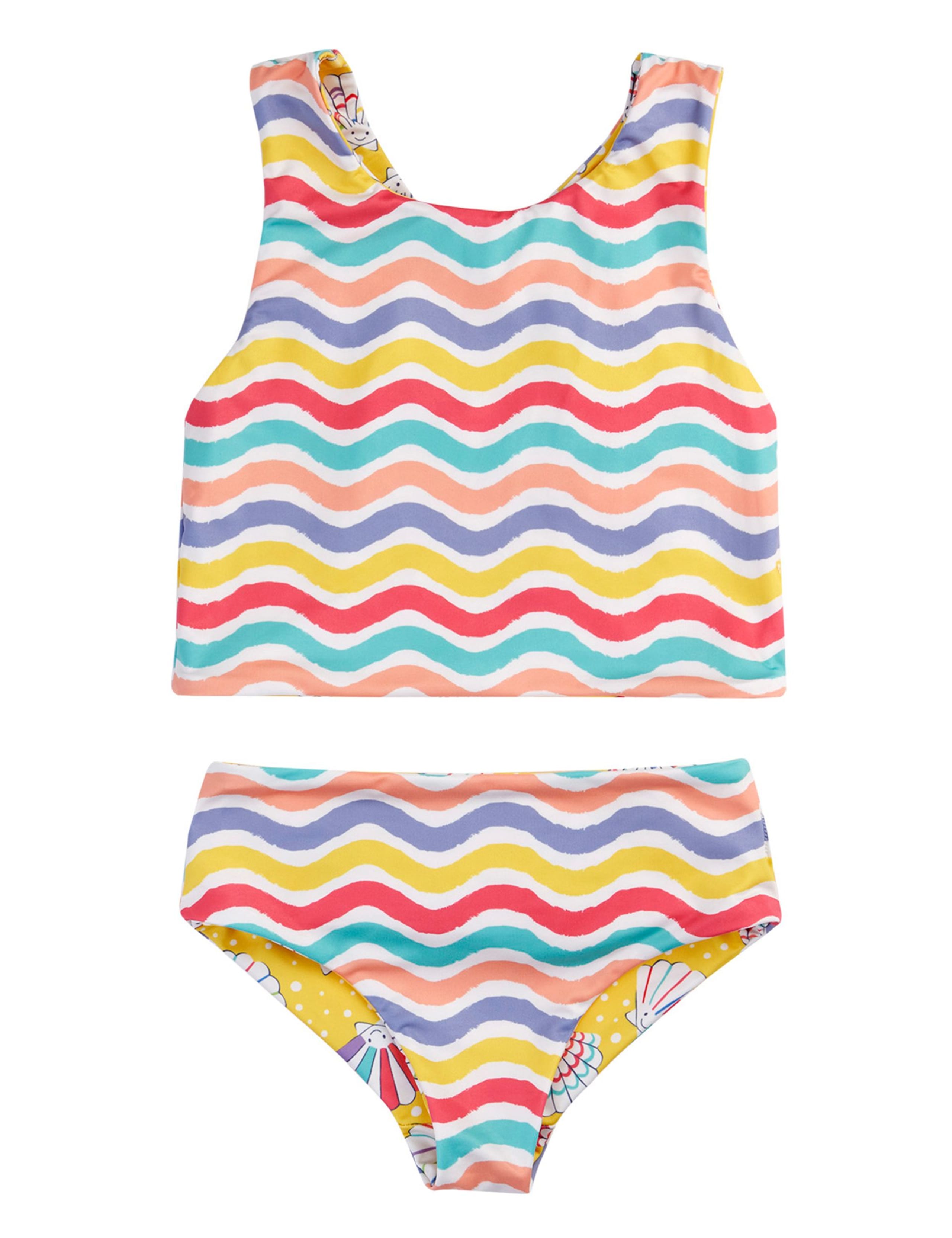 Reversible Shell & Striped Tankini (3-10 Years) 5 of 6
