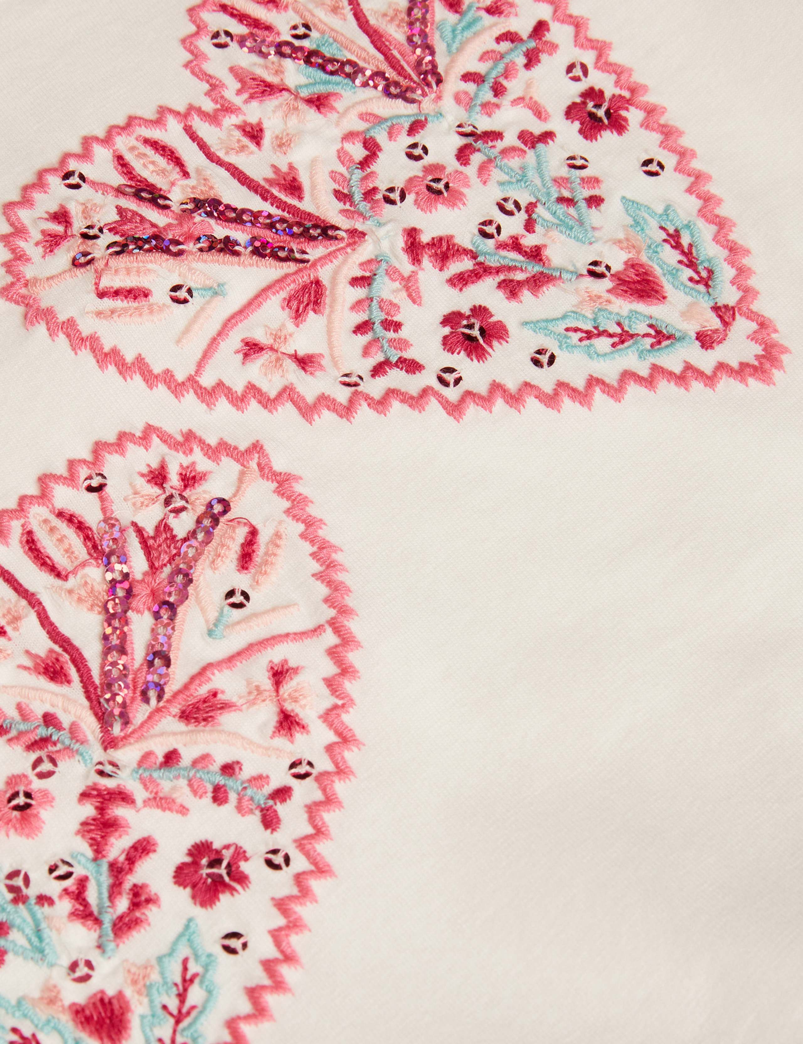 Tulle Embroidered Heart Dress (3-13 Yrs) 3 of 4