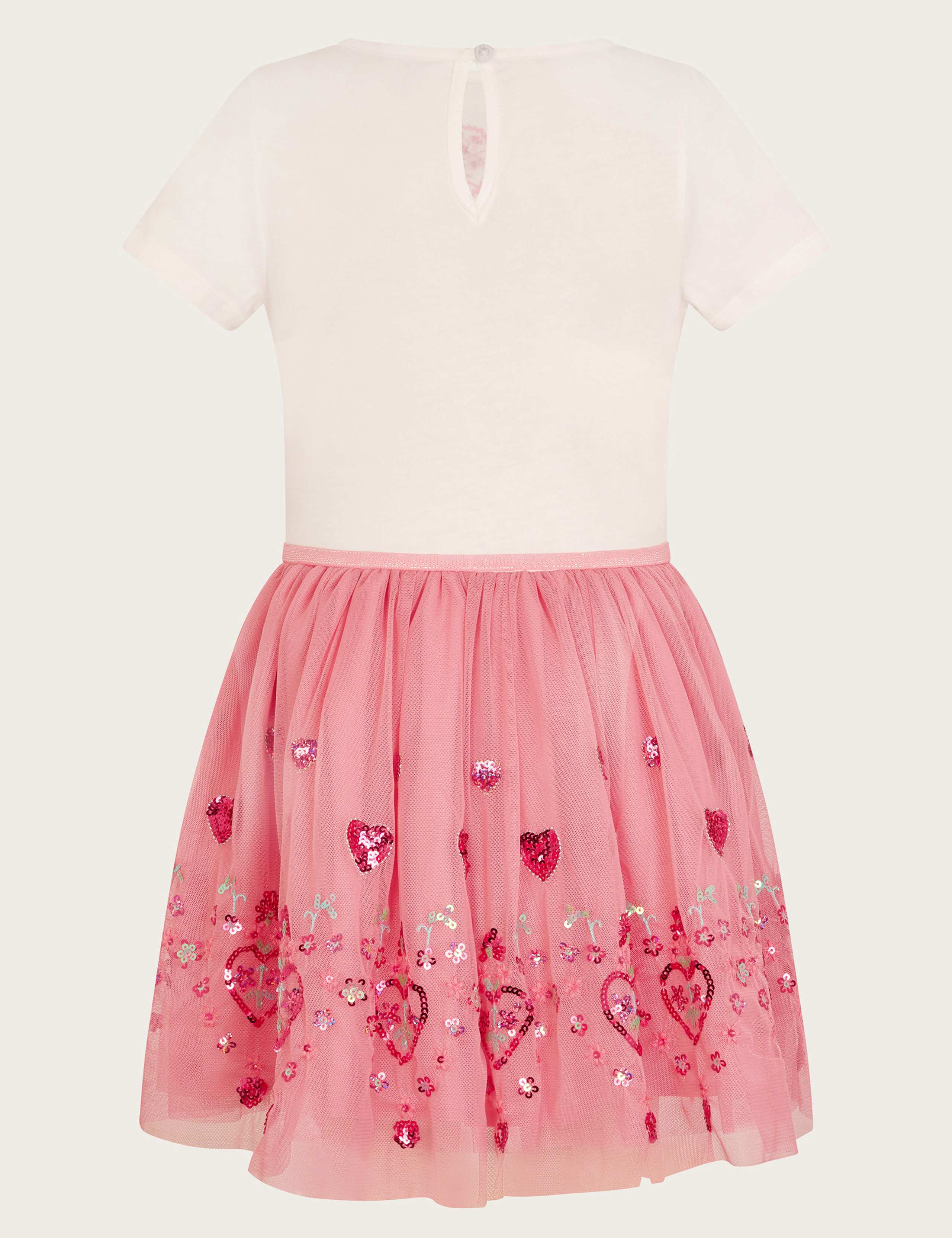 Tulle Embroidered Heart Dress (3-13 Yrs) 4 of 4