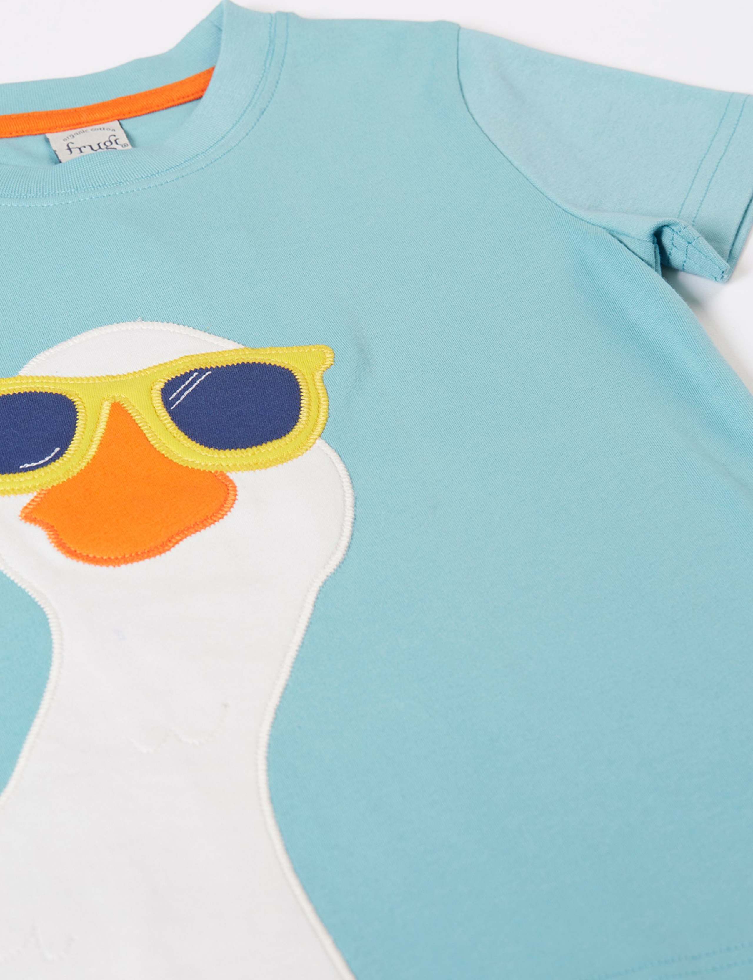 Pure Cotton Swan Appliqué T-Shirt (1-10 Yrs) 3 of 4