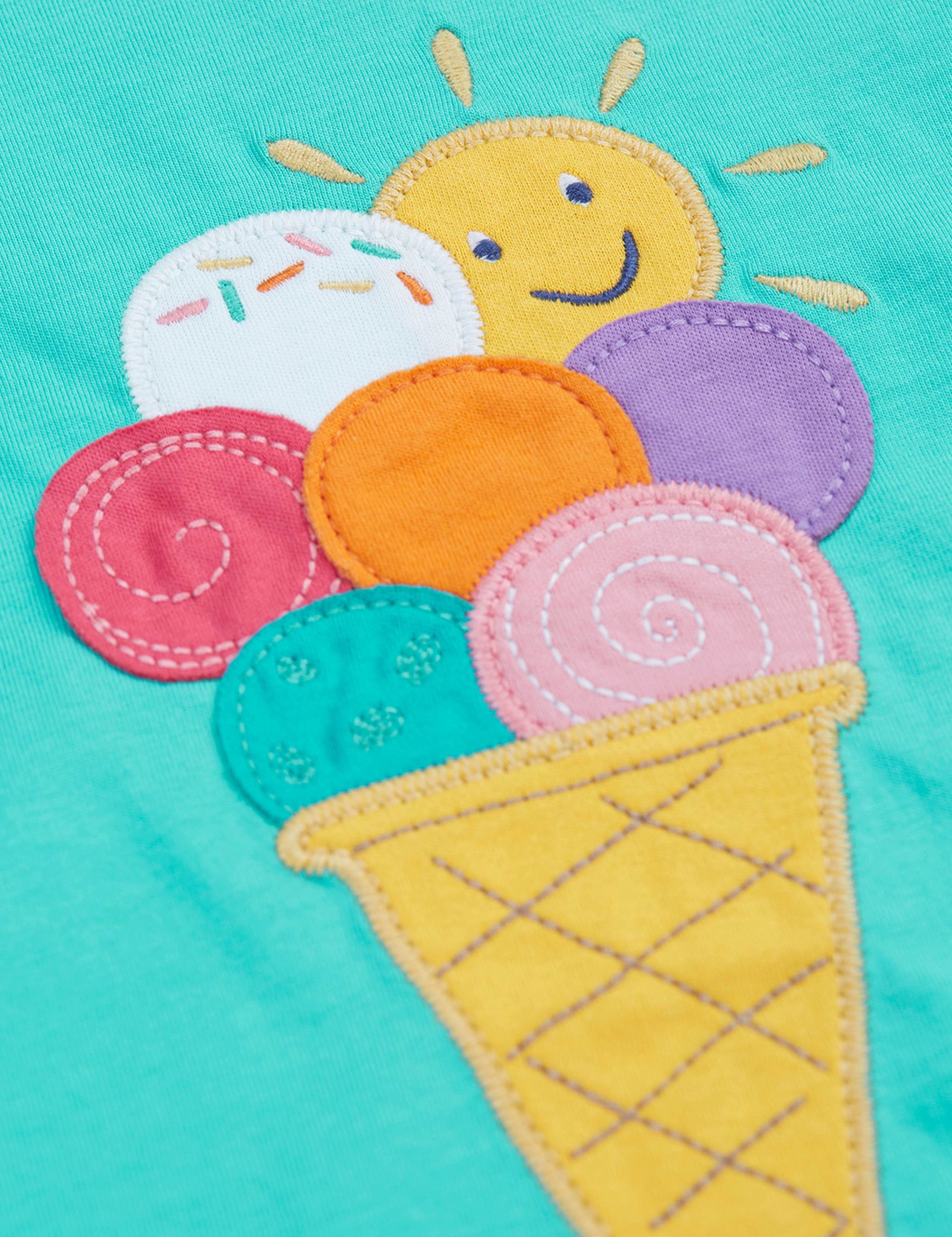 Pure Cotton Ice Cream T-Shirt (1-10 Years) 2 of 3