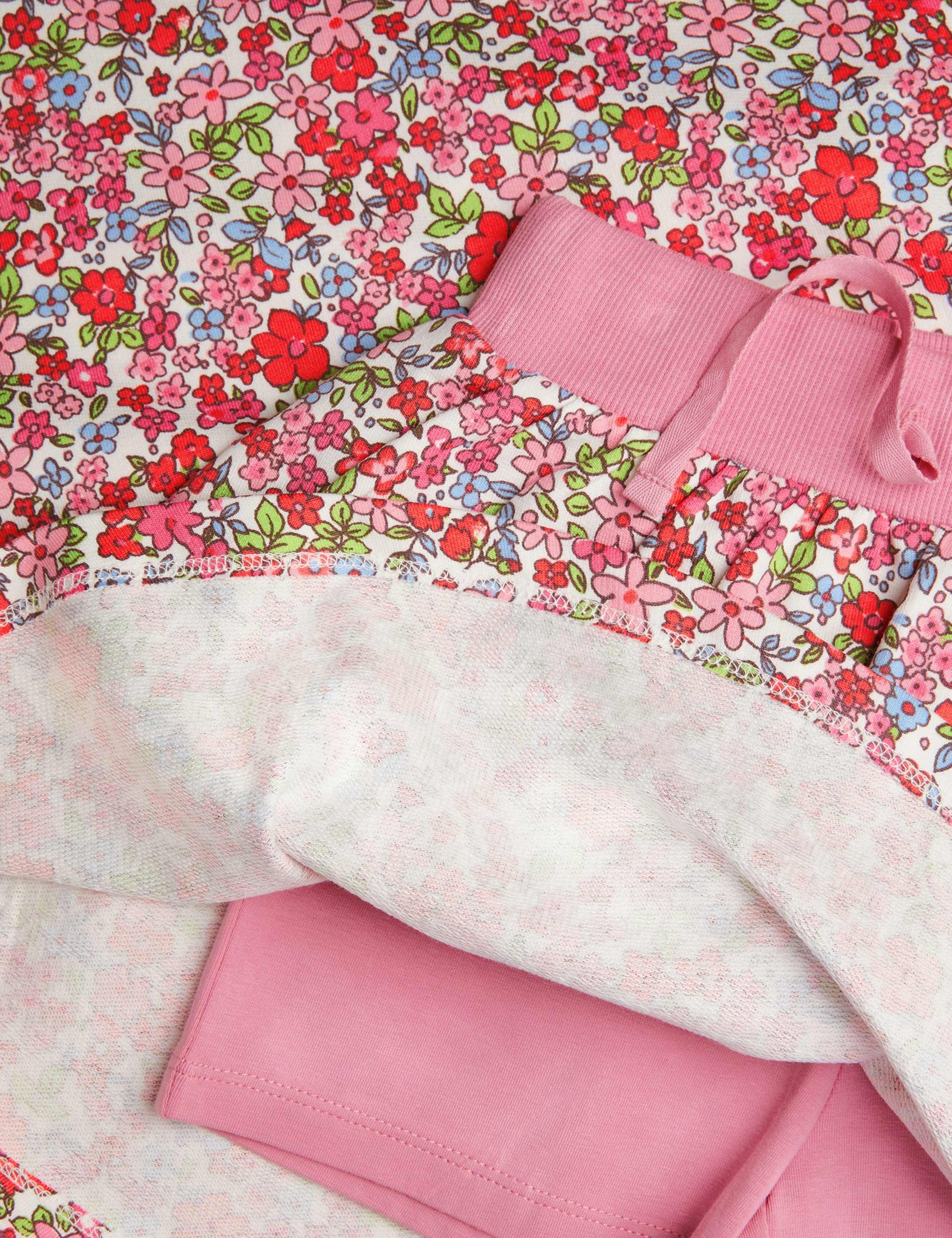 2pc Cotton Rich Floral Top & Bottom Outfit (3-13 Yrs) 3 of 3