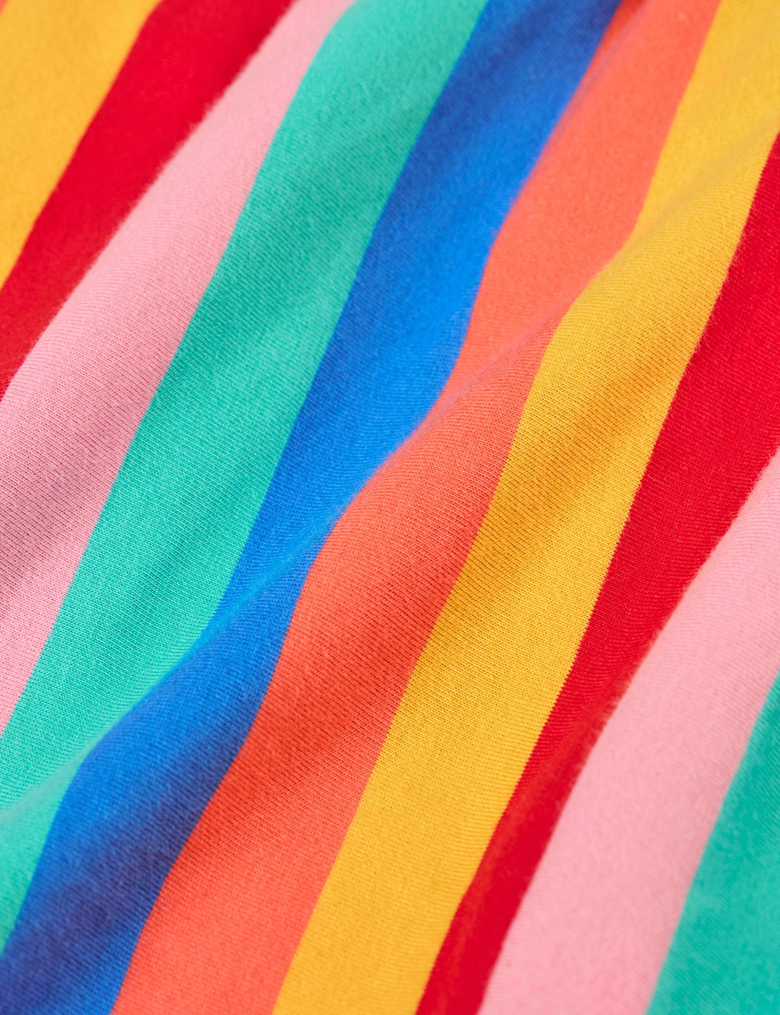 Pure Cotton Striped Skort (2-10 Yrs) 4 of 5