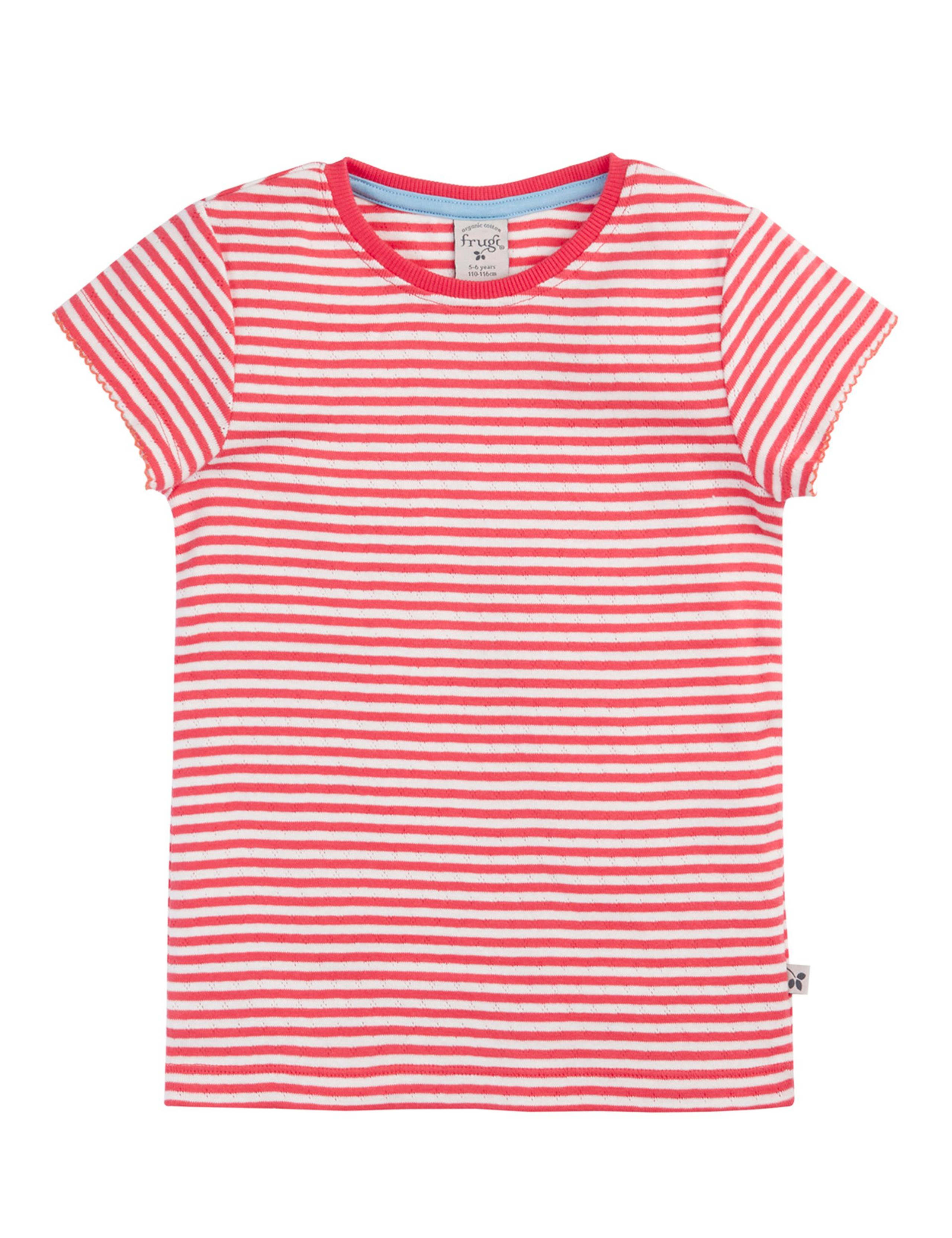 2 Pack Pure Cotton Pointelle T-Shirts (1-12 Yrs) 4 of 6