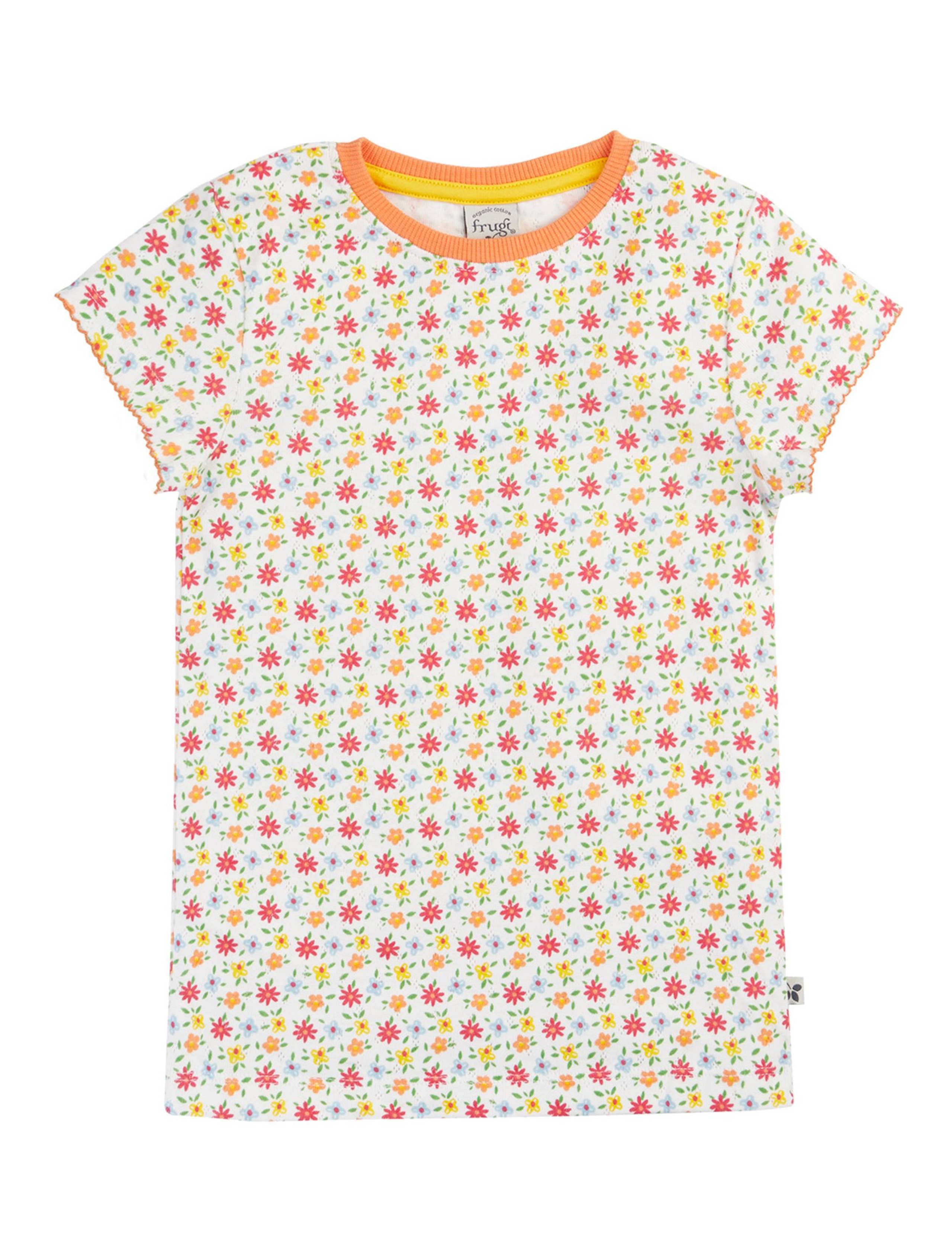 2 Pack Pure Cotton Pointelle T-Shirts (1-12 Years) 5 of 6