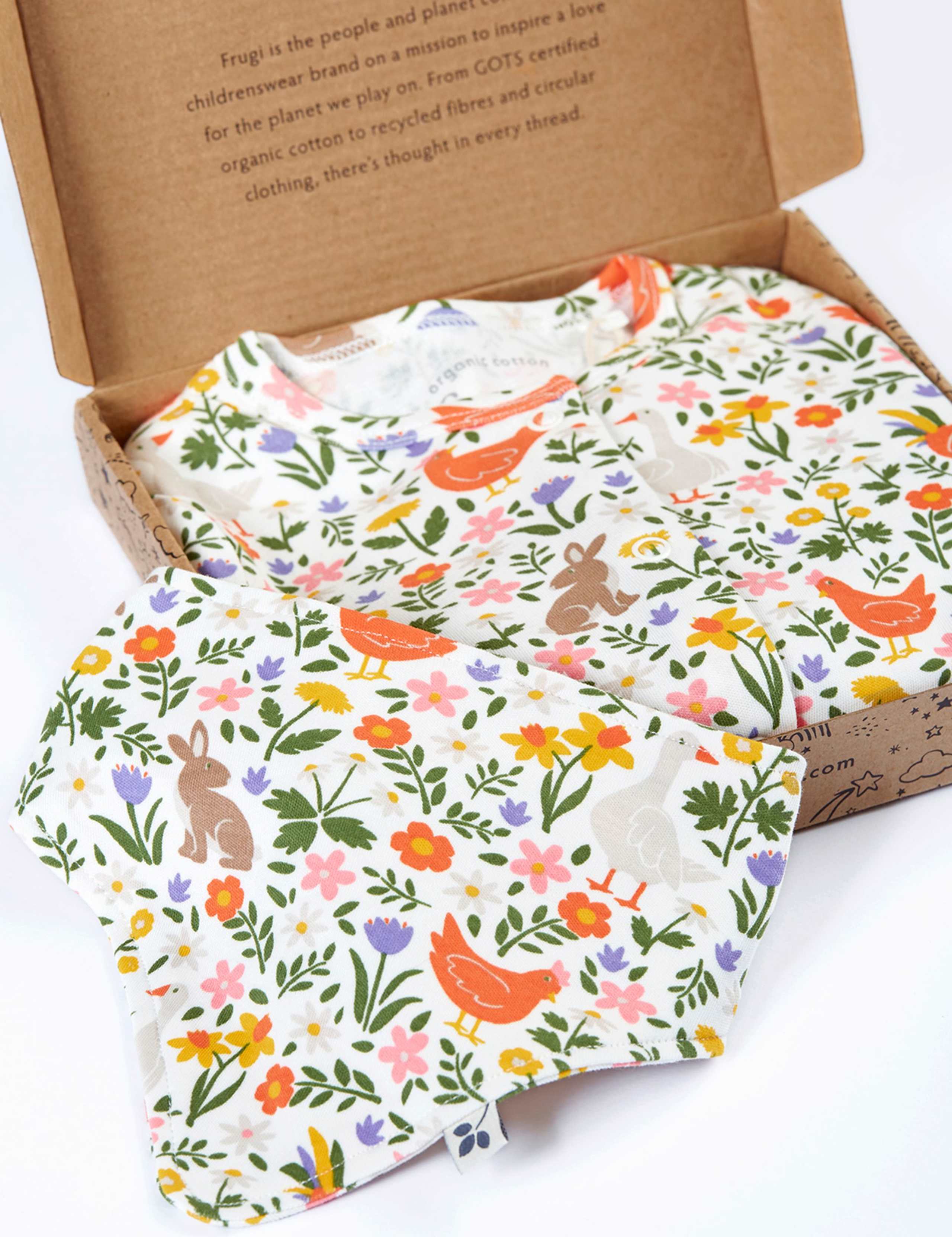 2 Piece Pure Cotton Sleepsuit Gift Set (7lbs-12 Mths) 3 of 3