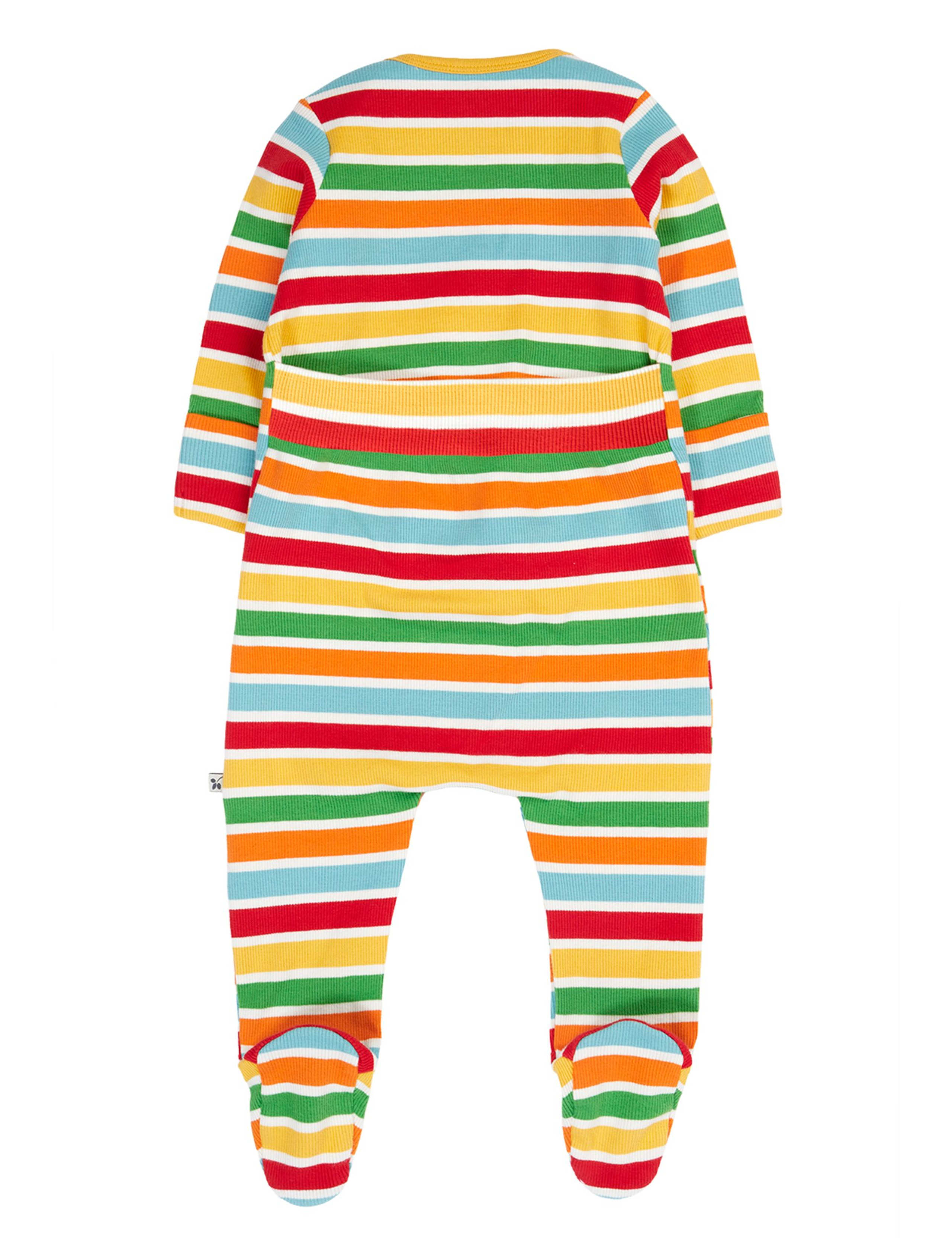 Cotton Rich Ribbed Striped Bodysuit (0-18 Months) 2 of 6