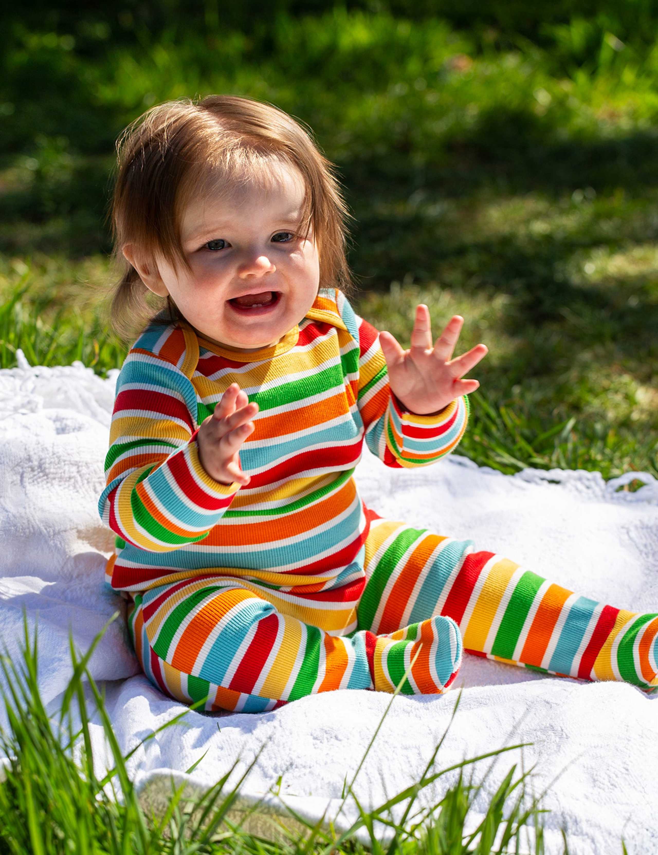 Cotton Rich Ribbed Striped Bodysuit (0-18 Months) 3 of 6