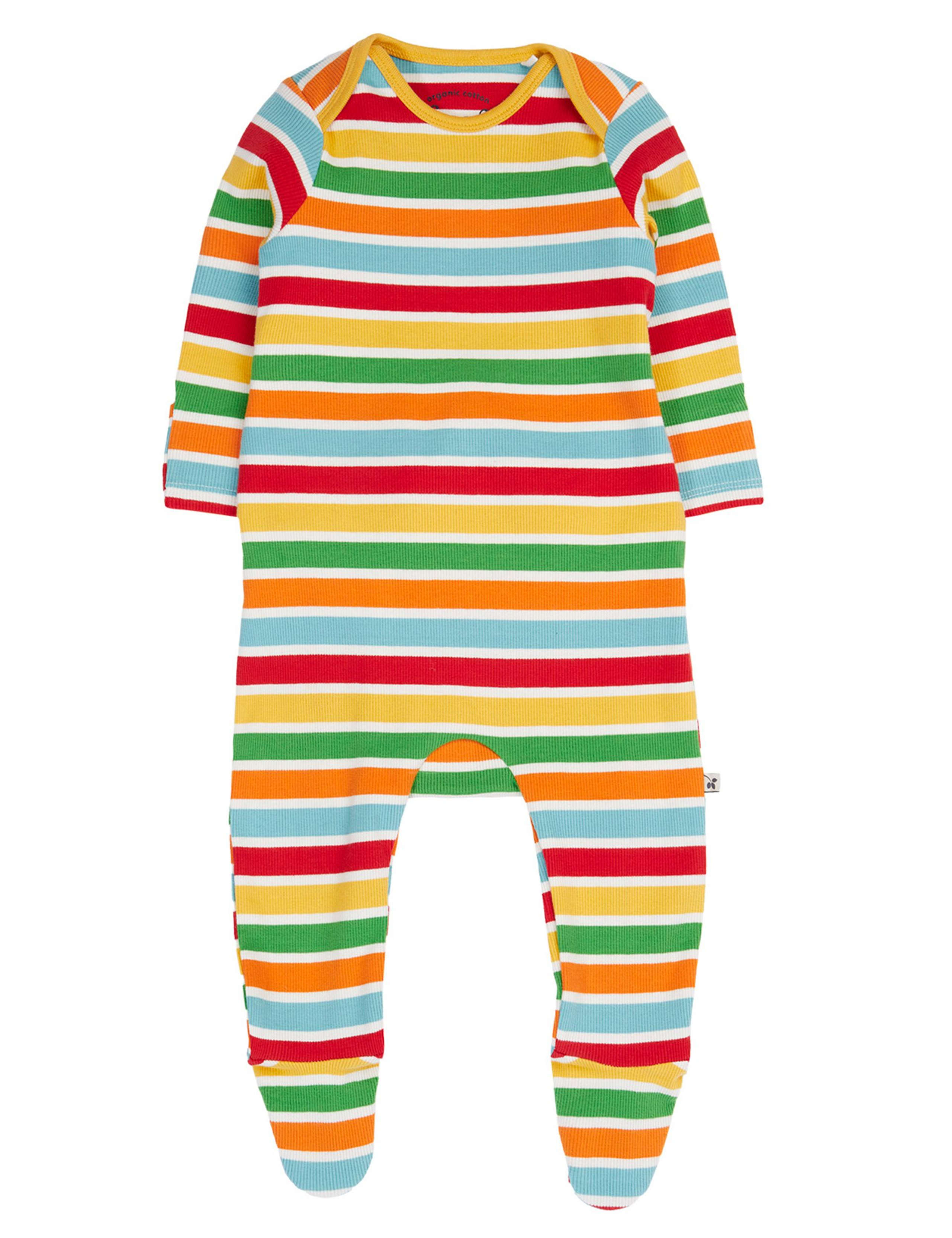 Cotton Rich Ribbed Striped Bodysuit (0-18 Months) 4 of 6
