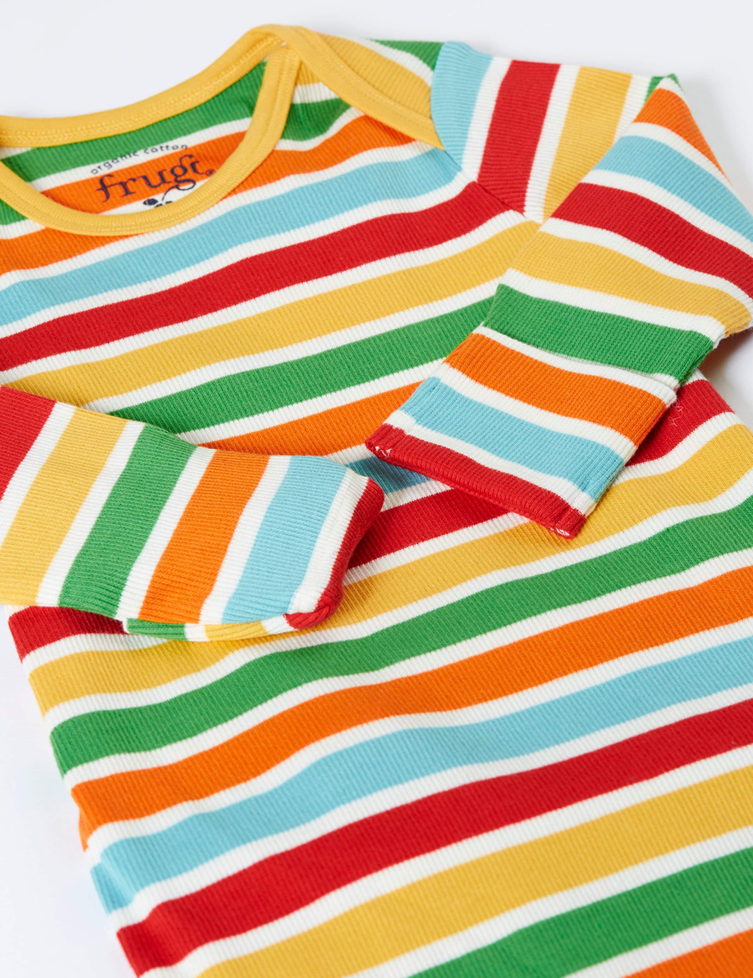 Cotton Rich Ribbed Striped Bodysuit (0-18 Mths) 6 of 6