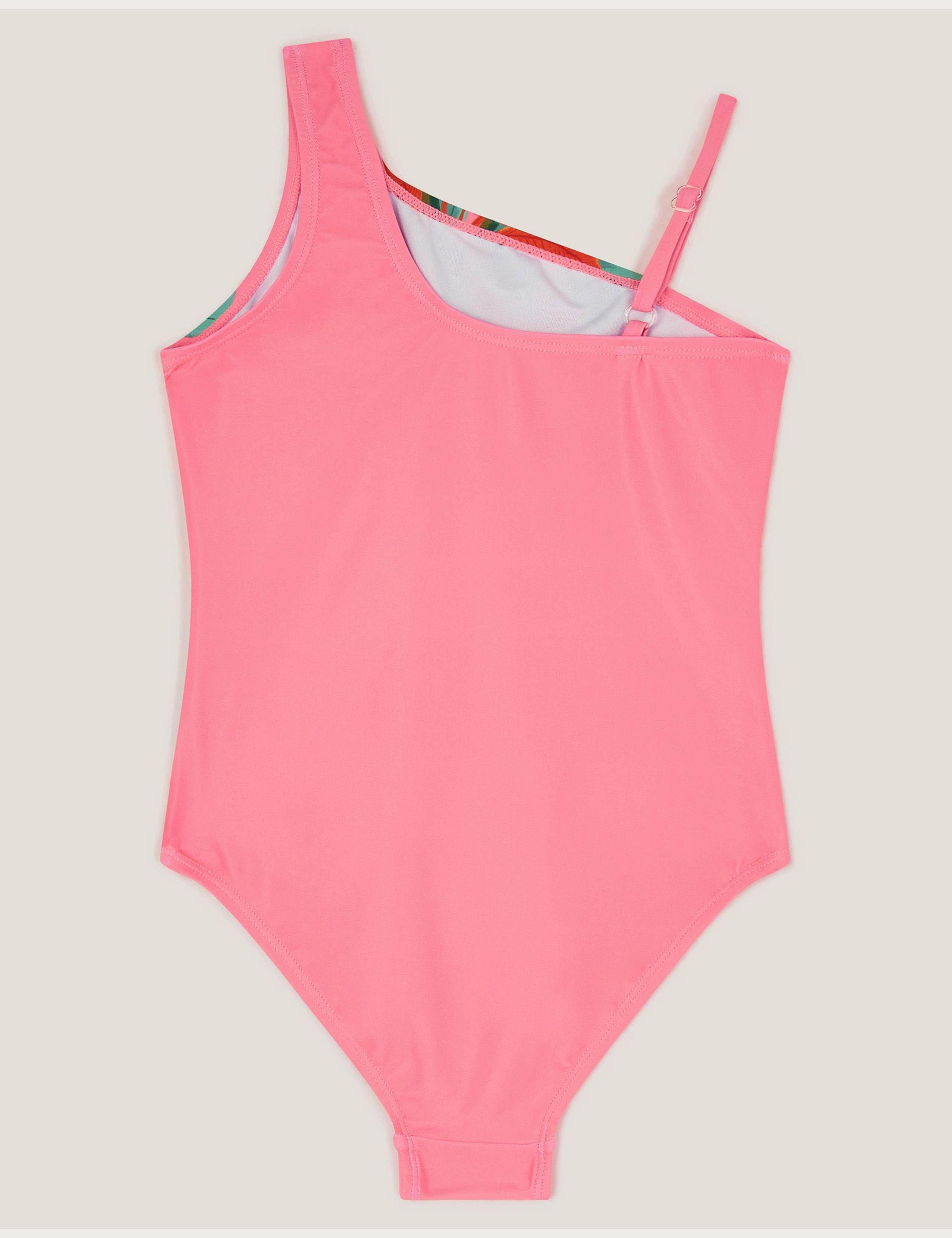 Leopard Print One Shoulder Swimsuit 3 of 3
