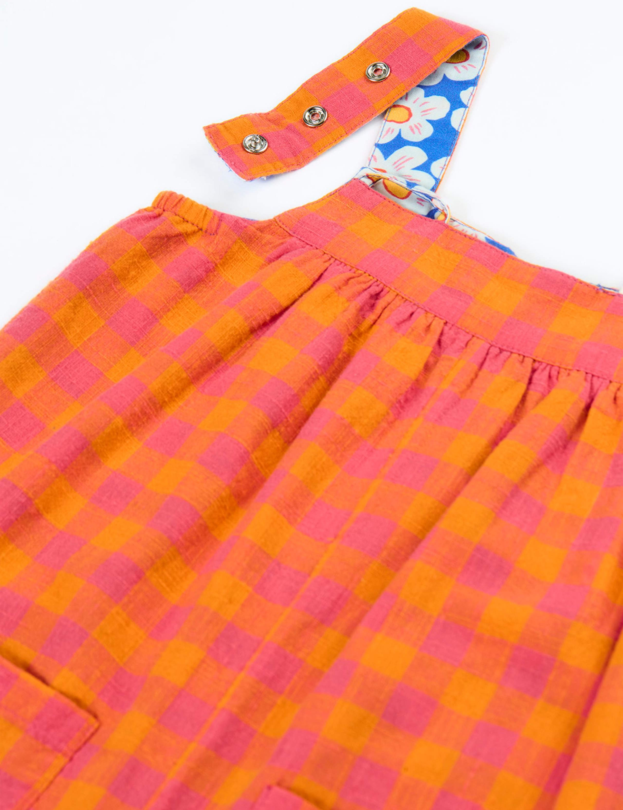 Pure Cotton Reversible Dungarees (3 Mths-5 Yrs) 5 of 5