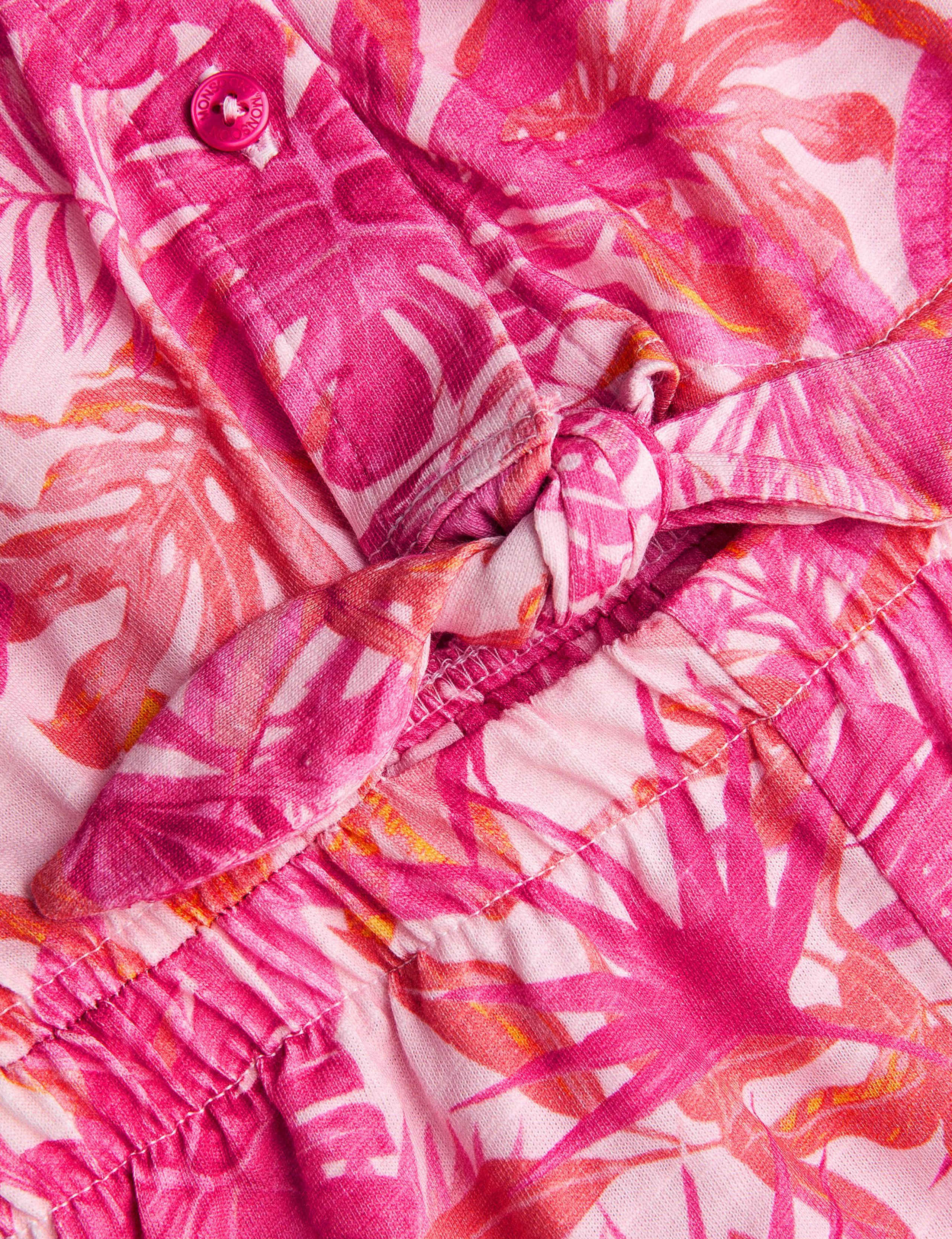 Pure Cotton Floral Bird Print Playsuit (3-13 Yrs) 2 of 3