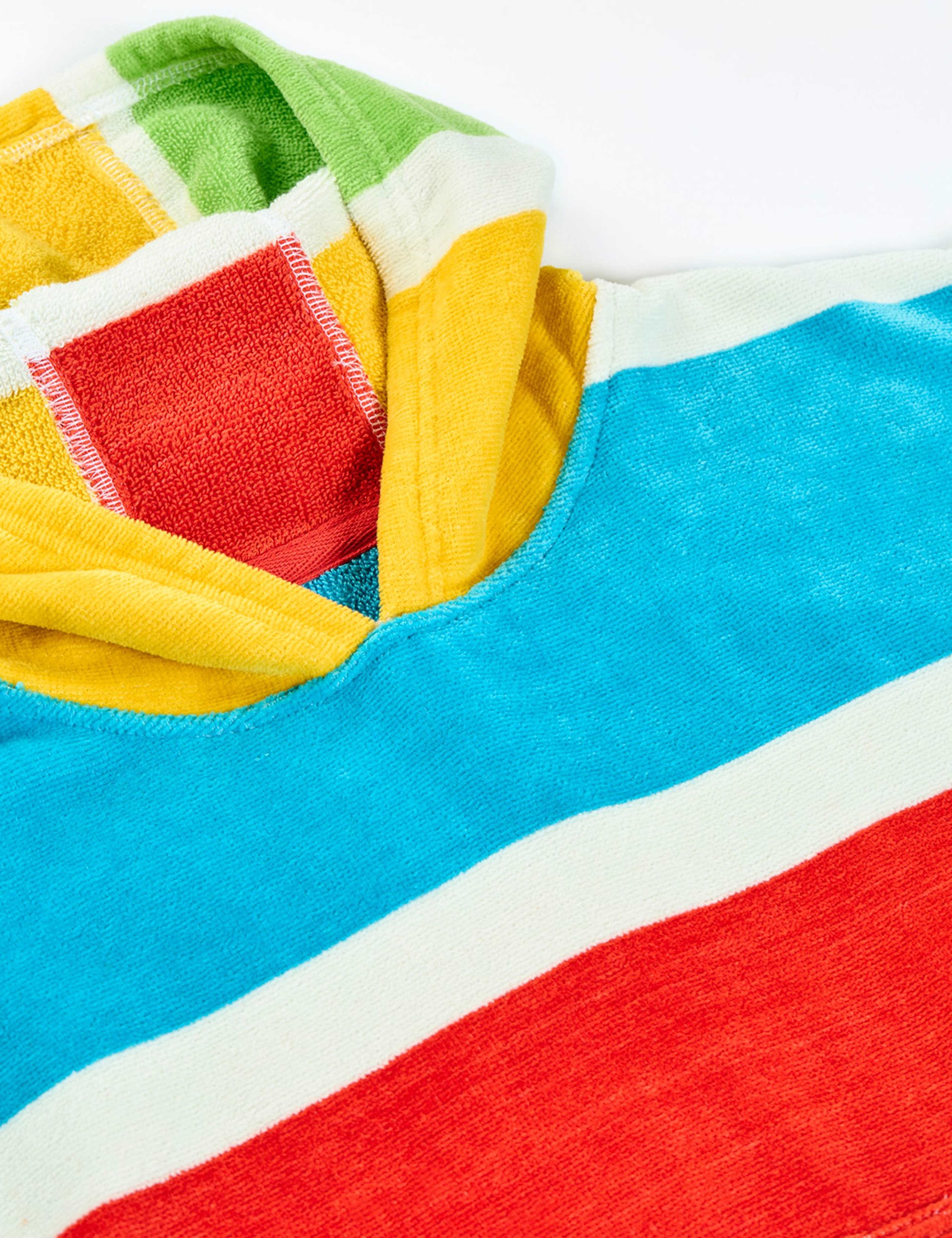 Pure Cotton Striped Hooded Towel (2-12 Years) 2 of 3