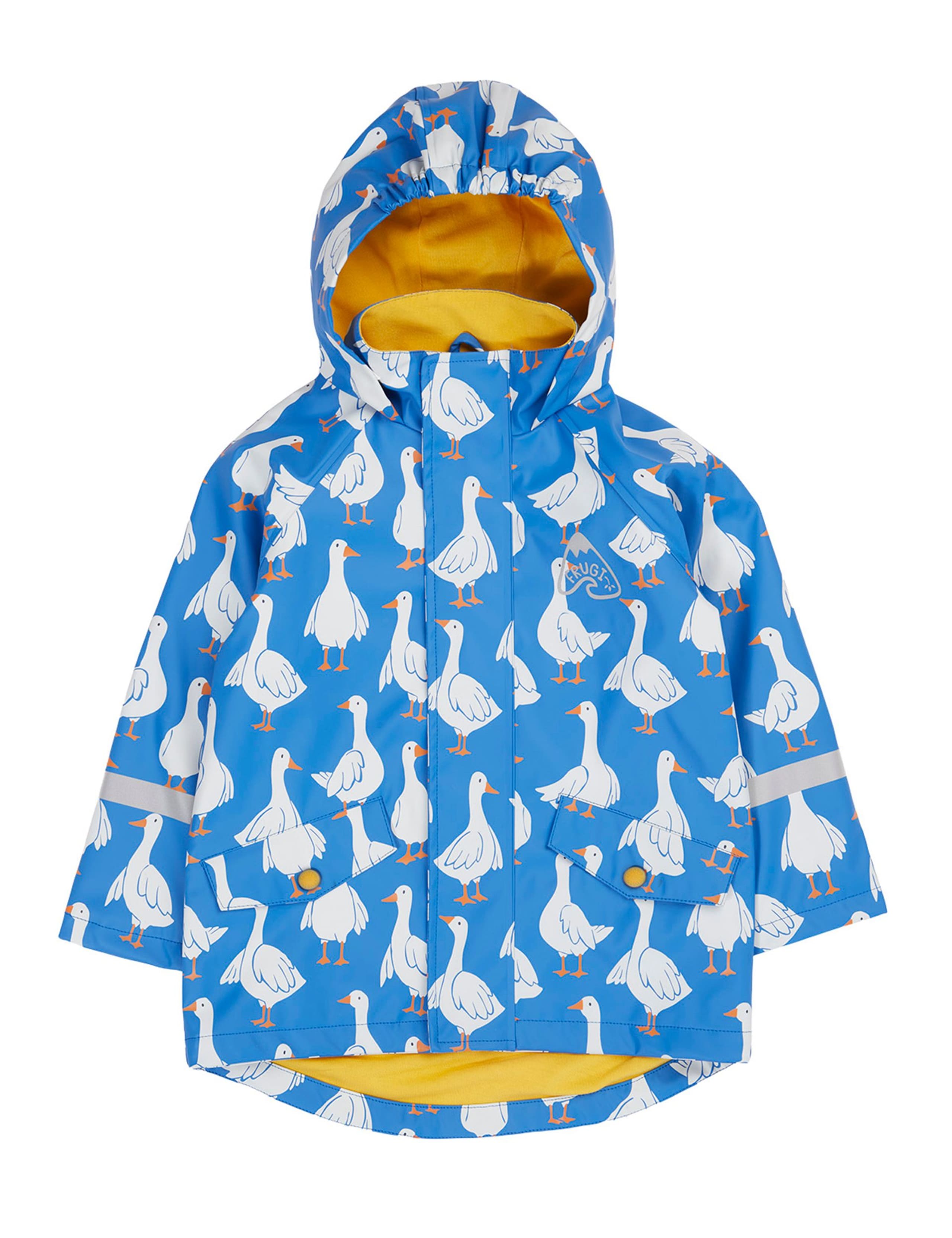 Duck Print Hooded Fleece Lined Raincoat (1-10 Yrs) 5 of 6