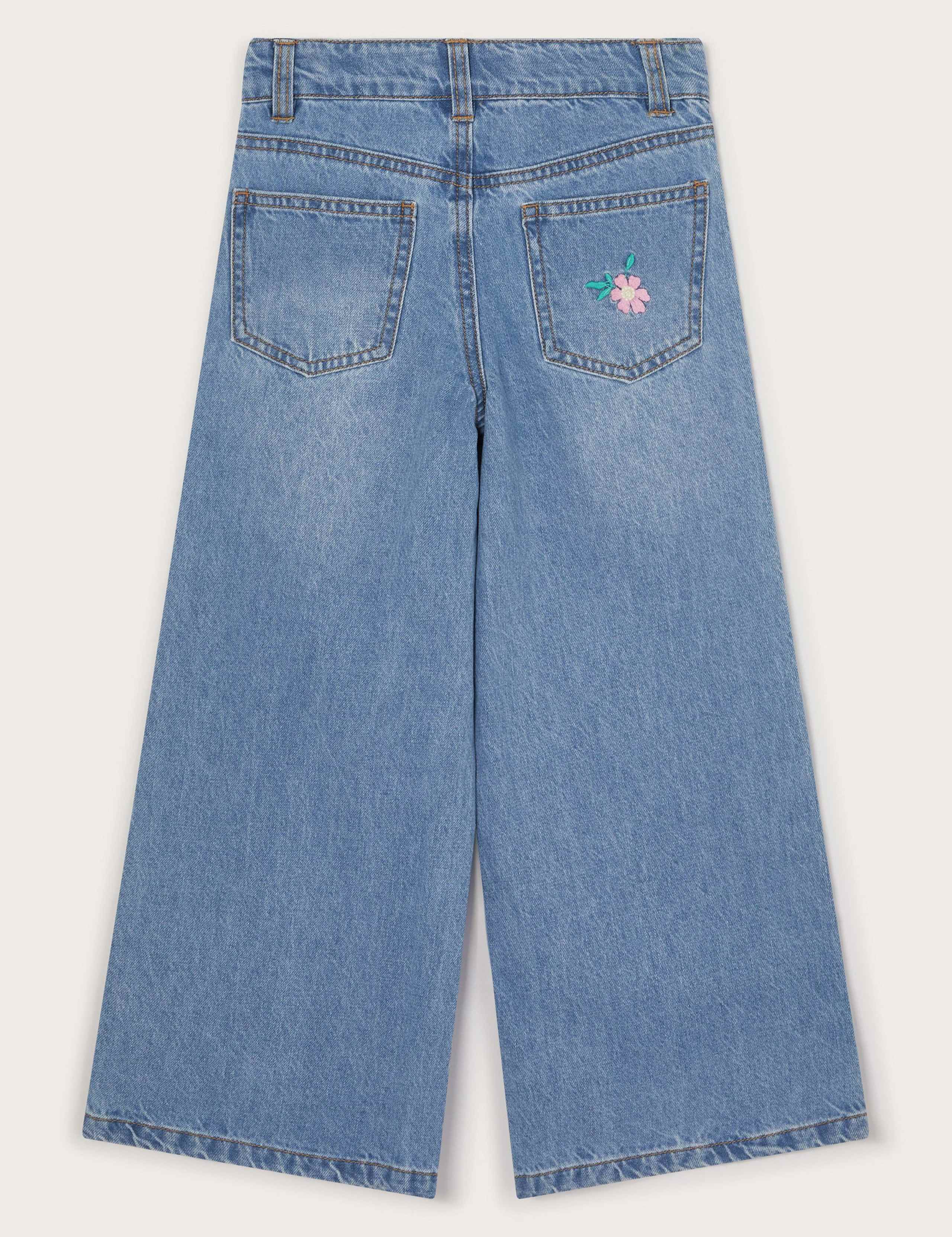 Wide Leg Denim Dove Jeans (3-13 Yrs) 2 of 3