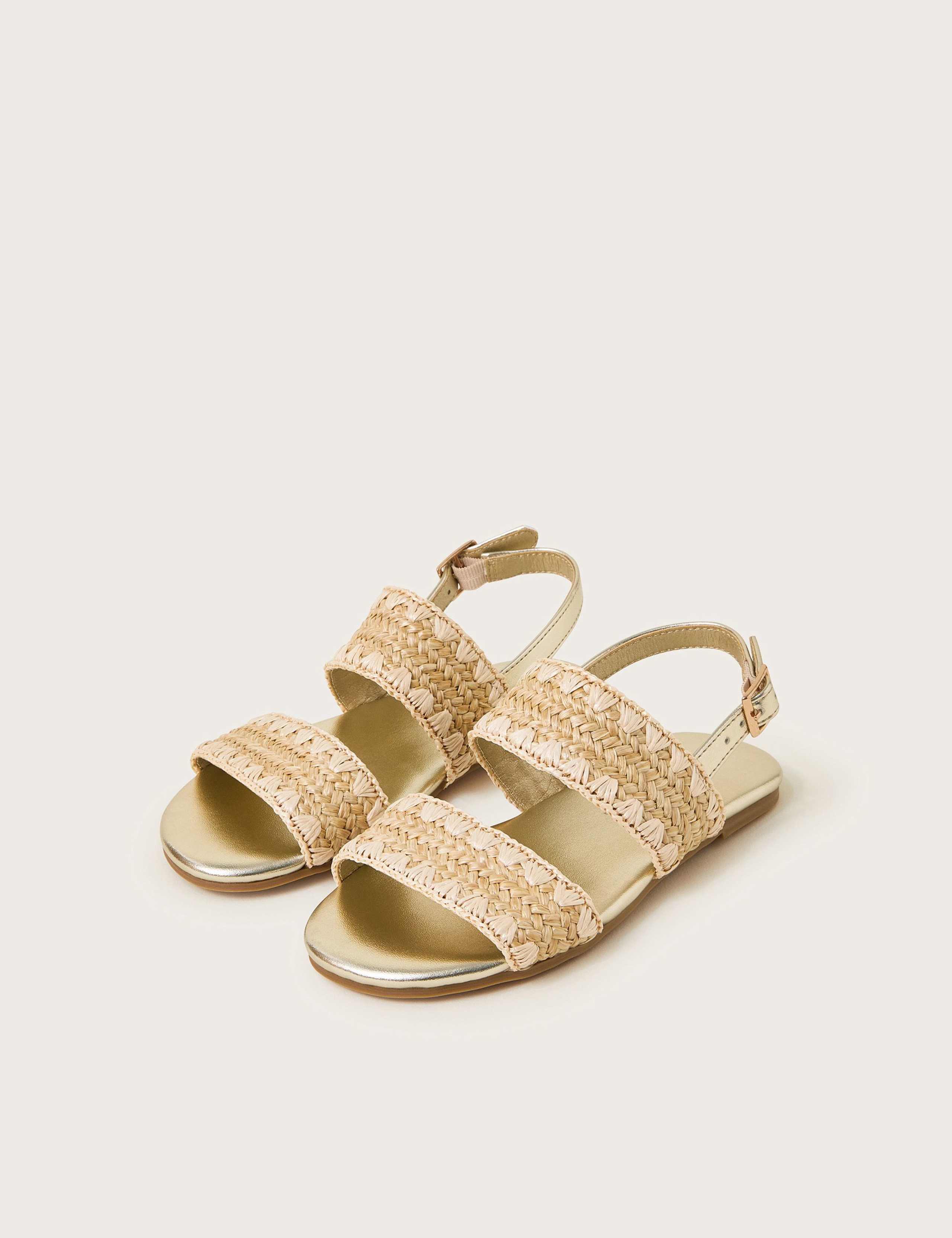 Woven Strappy Sandals (7 Small-3 Large) 2 of 3