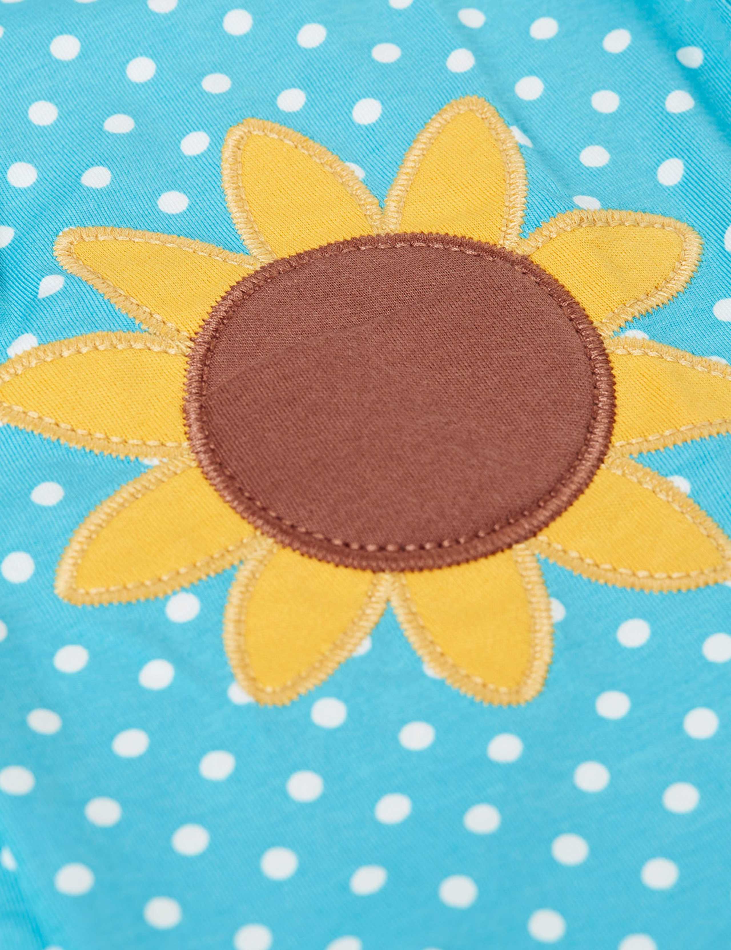 Cotton Rich Polka Dot Floral Playsuit (3 Mths-8 Yrs) 3 of 3