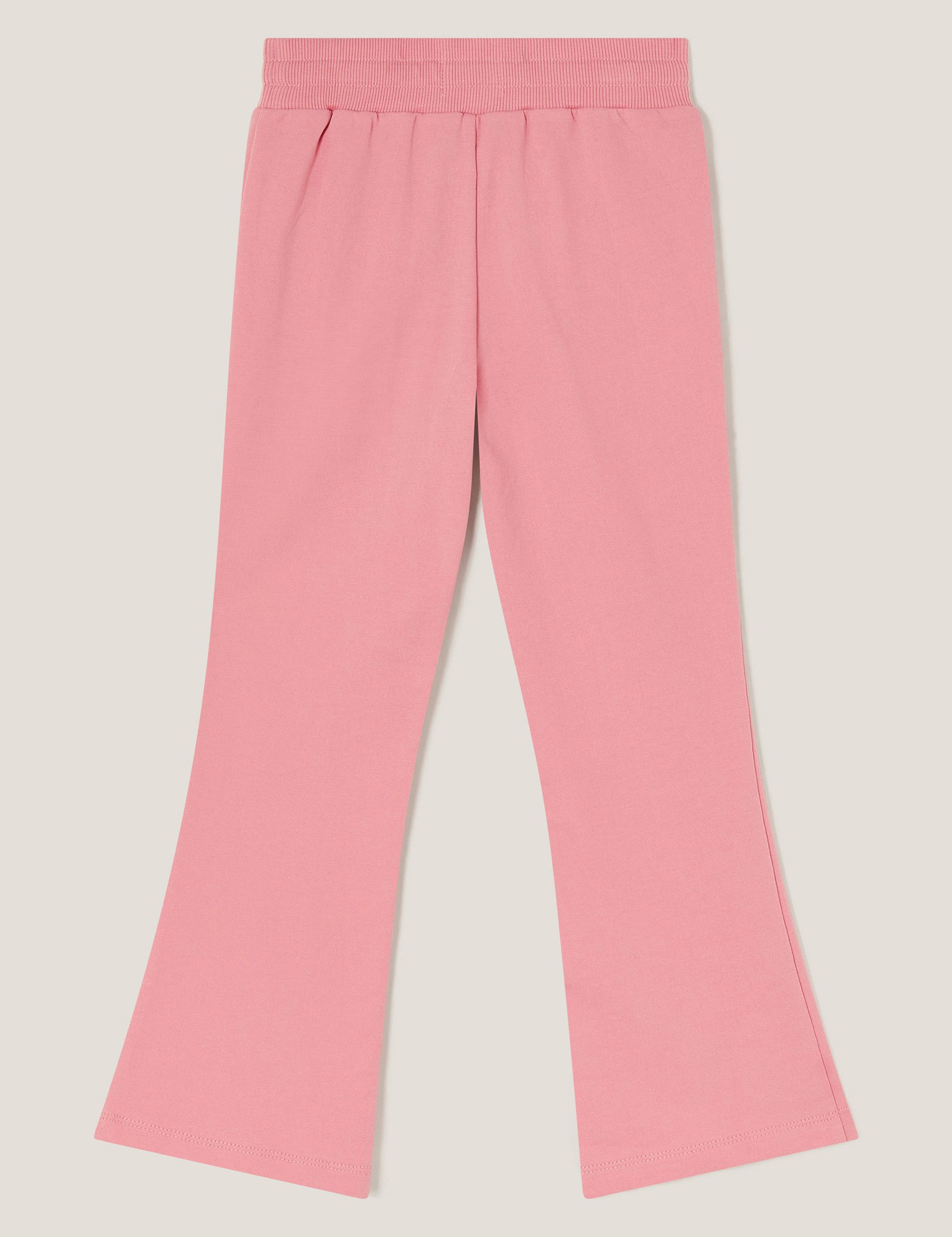 Pure Cotton Embroidered Joggers (3-13 Yrs) 2 of 3