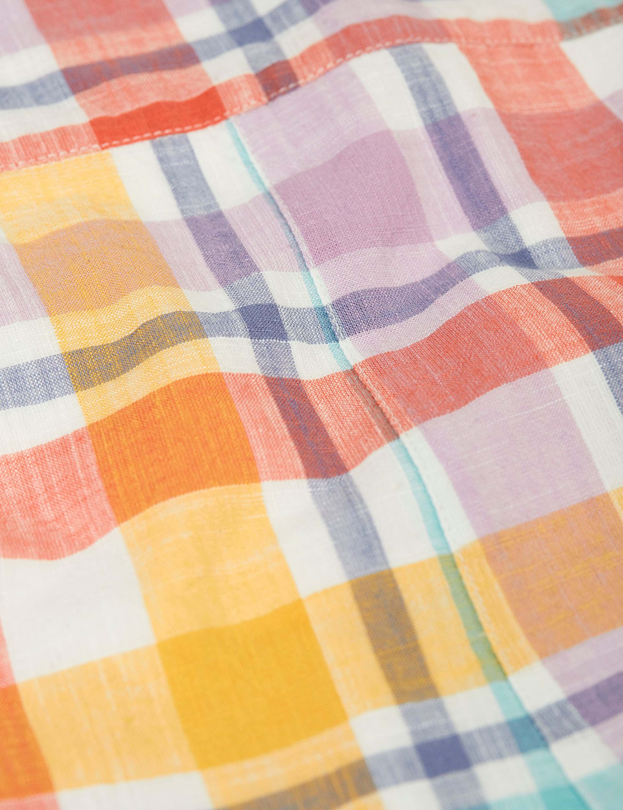 2 Piece Pure Cotton Checked Dungaree Outfit (3-24 Mths) 3 of 4