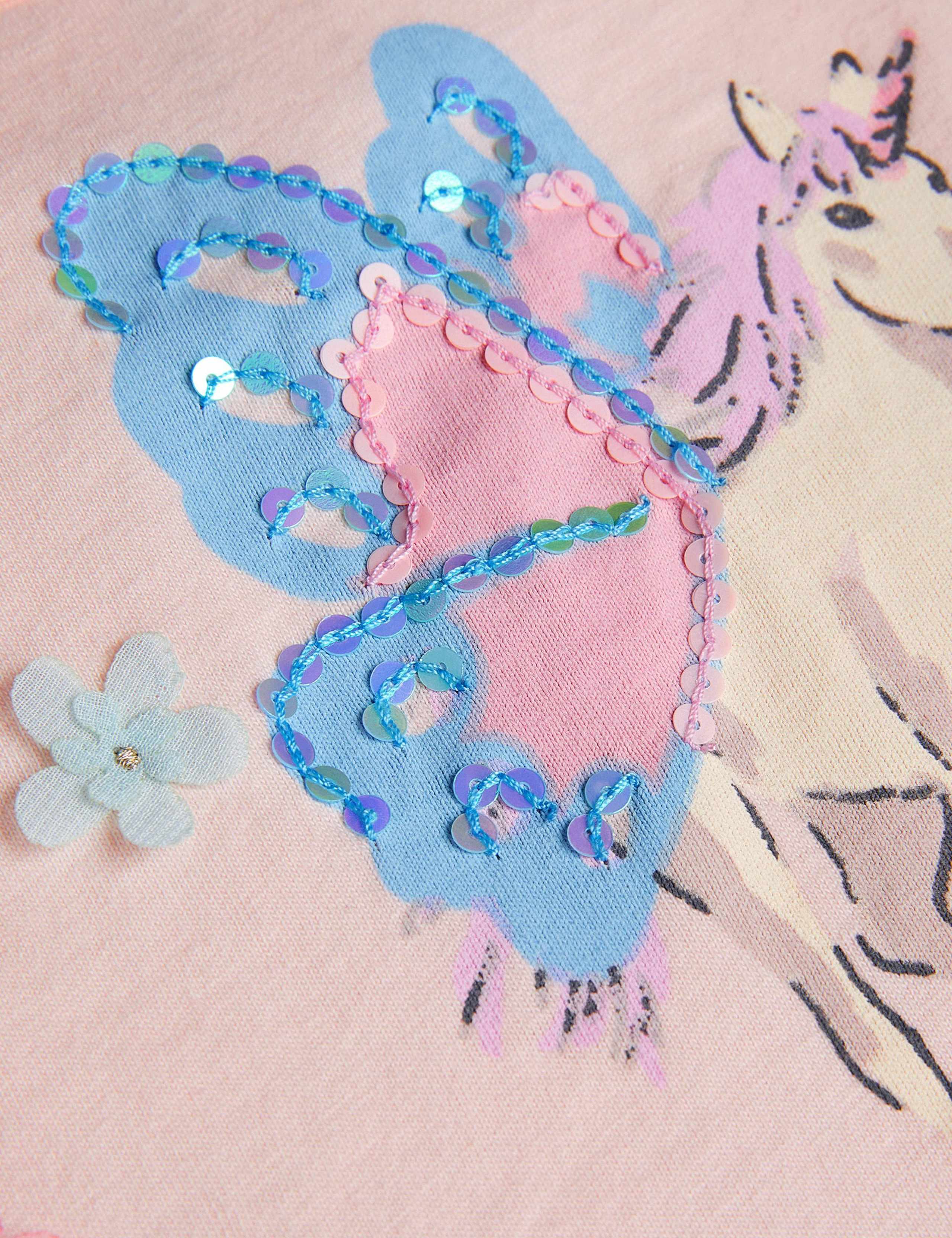 Pure Cotton Unicorn T-Shirt (3-13 Yrs) 3 of 3
