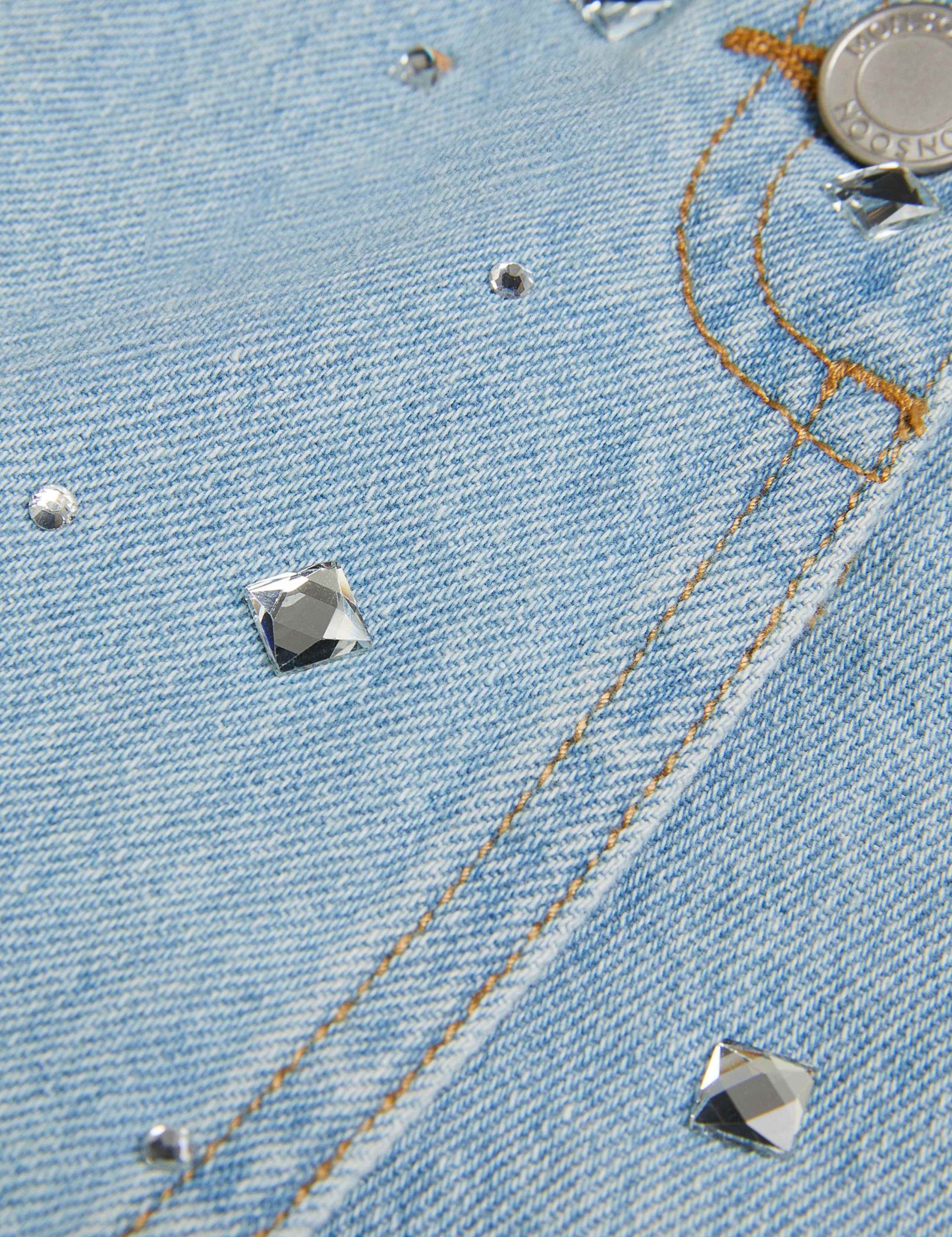 Denim Embellished Skort (3-13 Yrs) 3 of 3