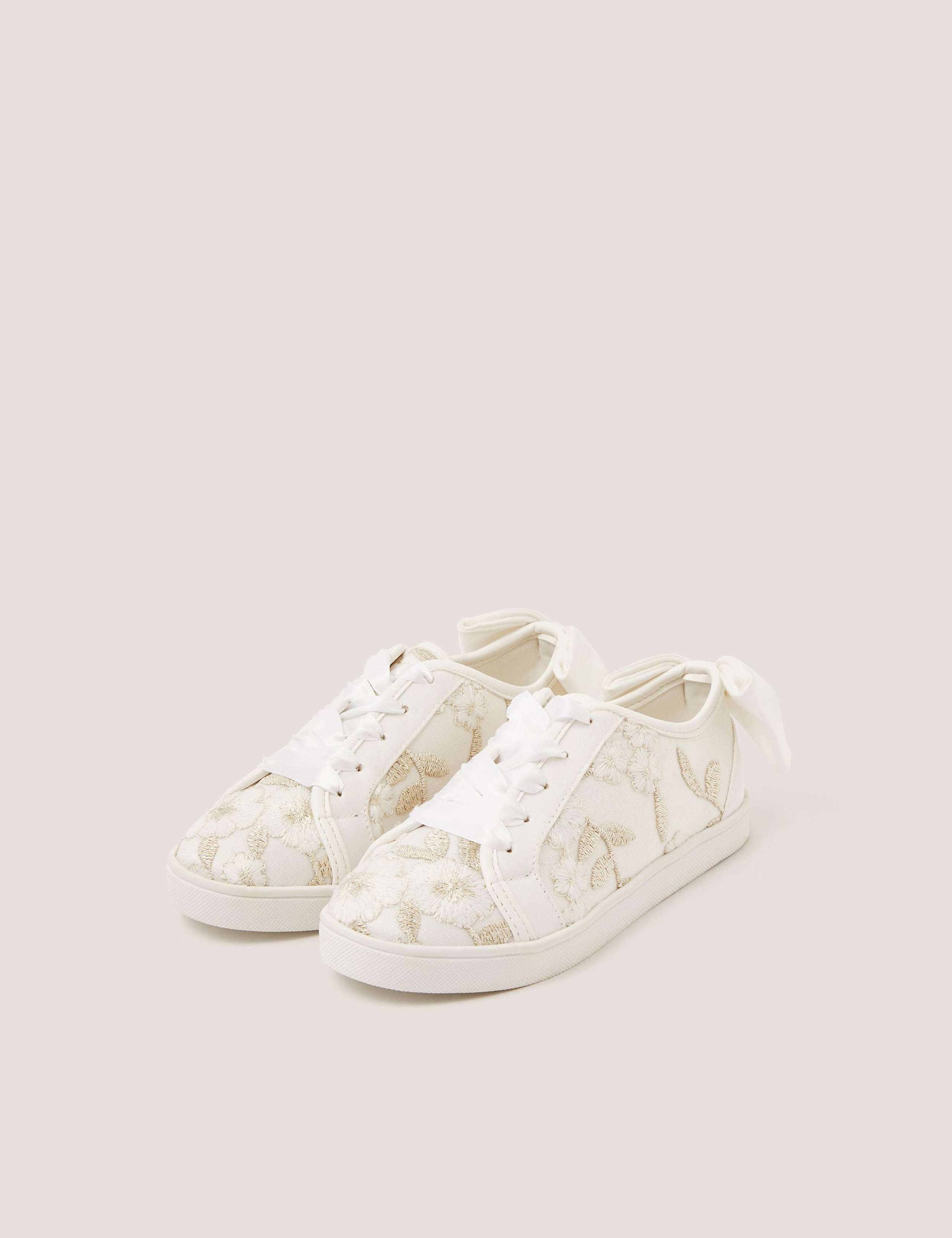 Kids' Embroidered Trainers (7 Small-3 Large) 1 of 3