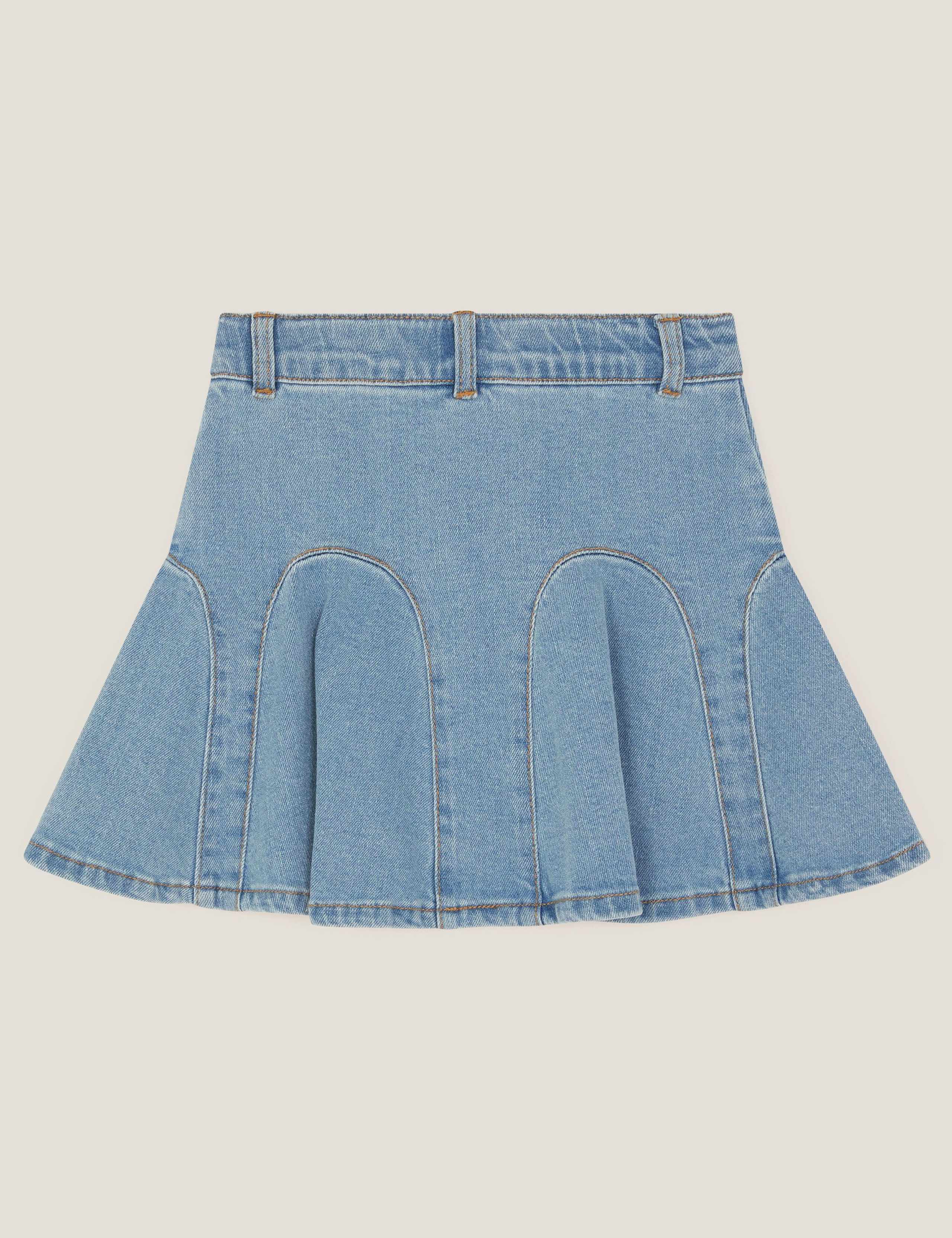 Denim Embroidered Skirt (3-13 Years) 4 of 4