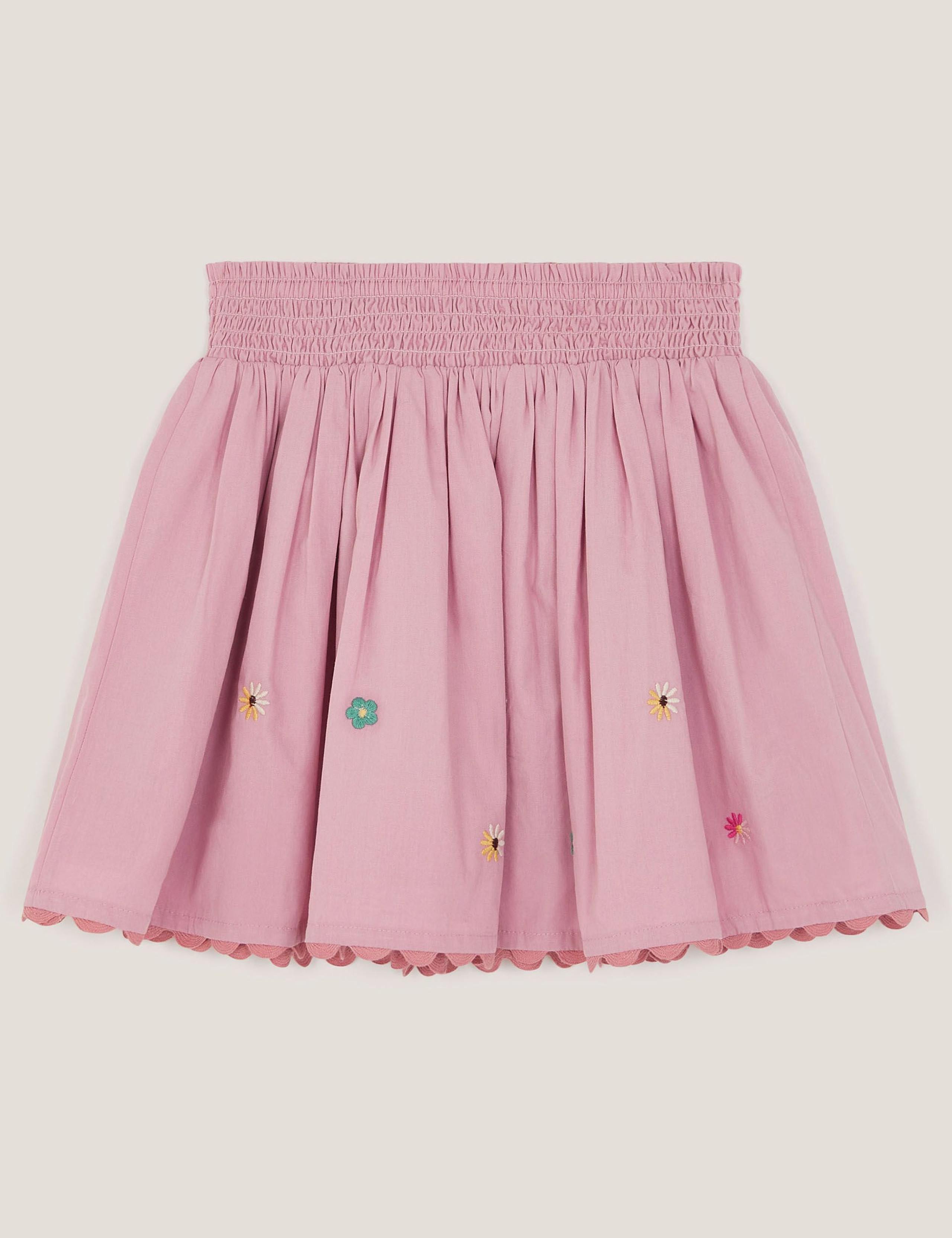 Pure Cotton Embroidered Skirt (3-13 Yrs) 3 of 4