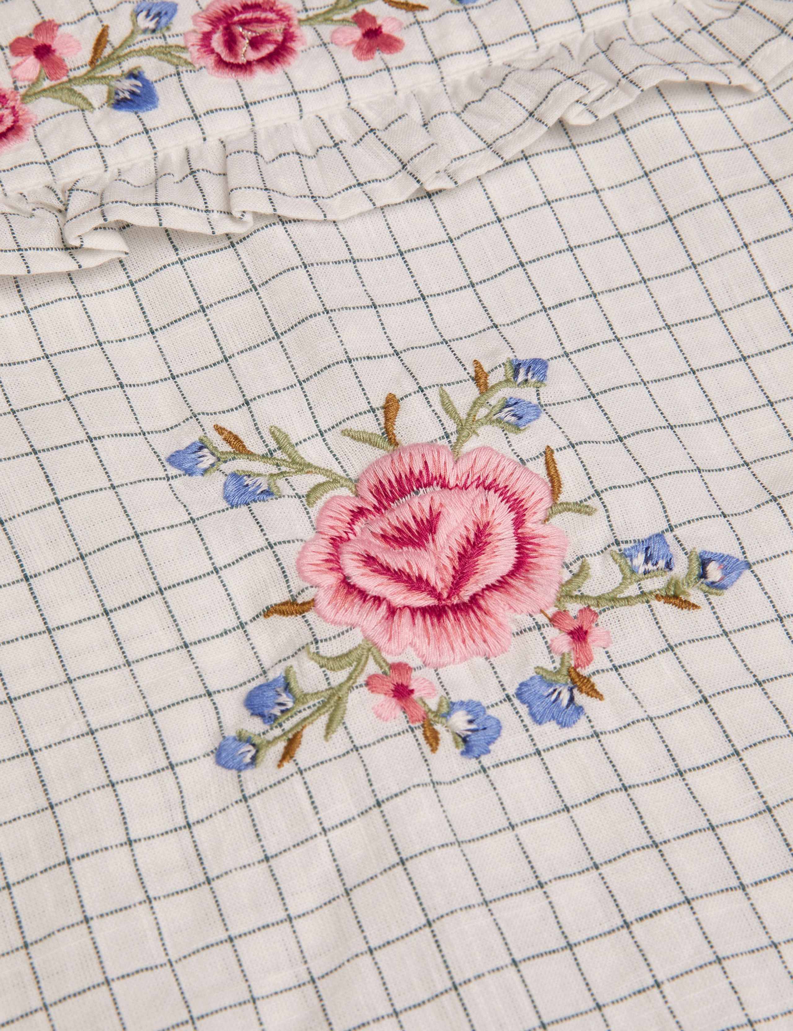 Pure Cotton Patterned Blouse (3-13 Yrs) 3 of 3