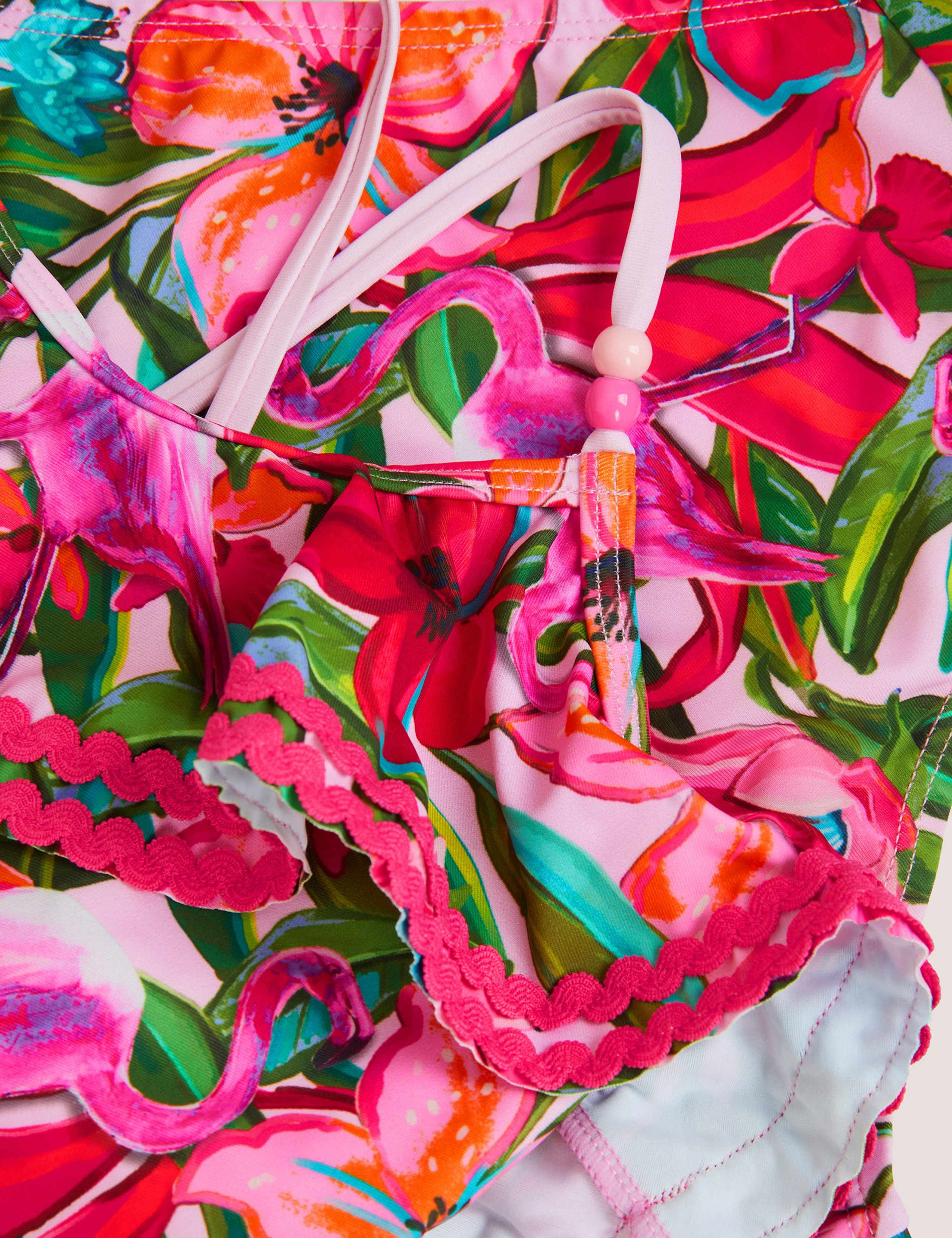 Tropical Flamingo Swimsuit (3-13 Yrs) 2 of 3