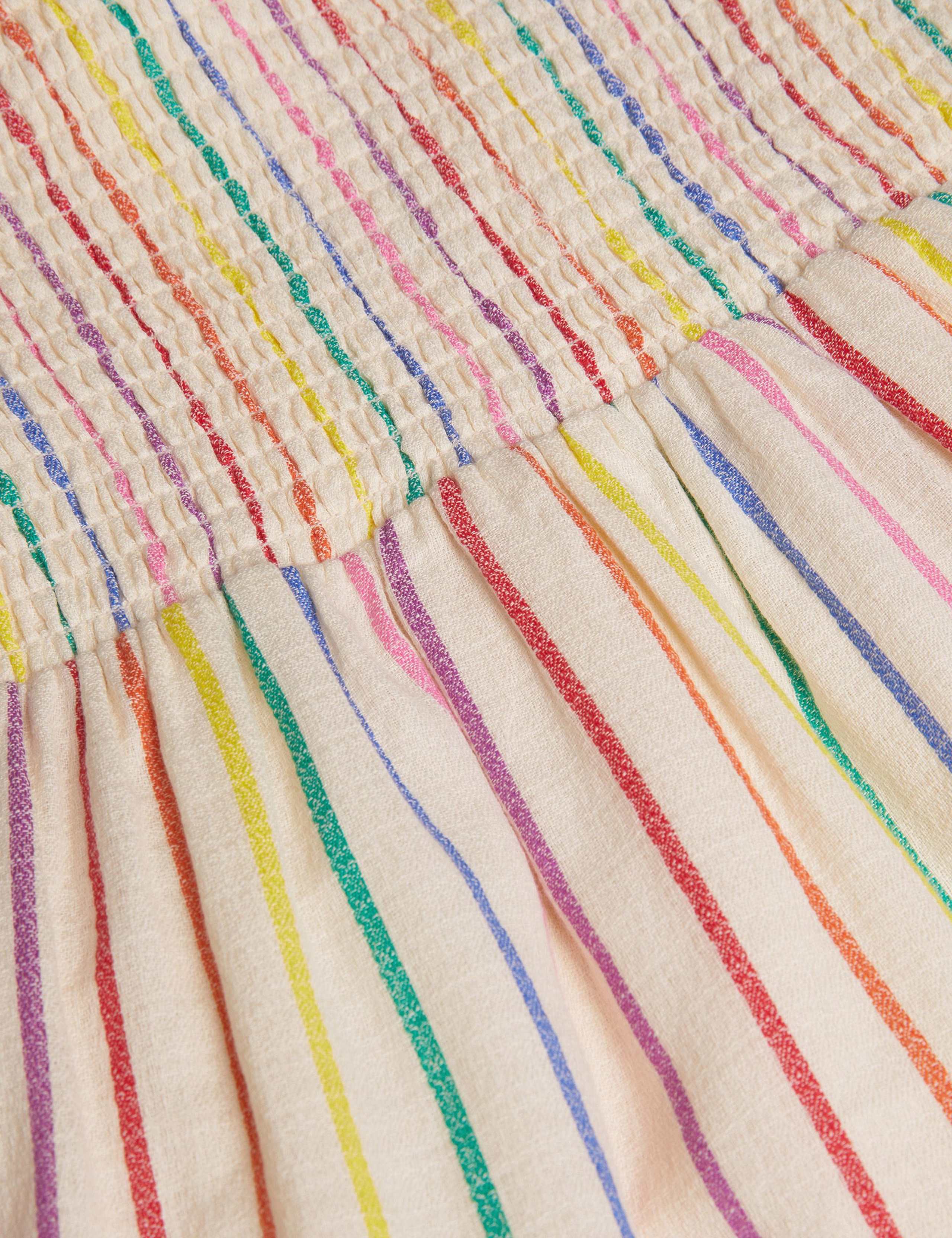 Pure Cotton Striped Dress (2-13 Yrs) 2 of 3