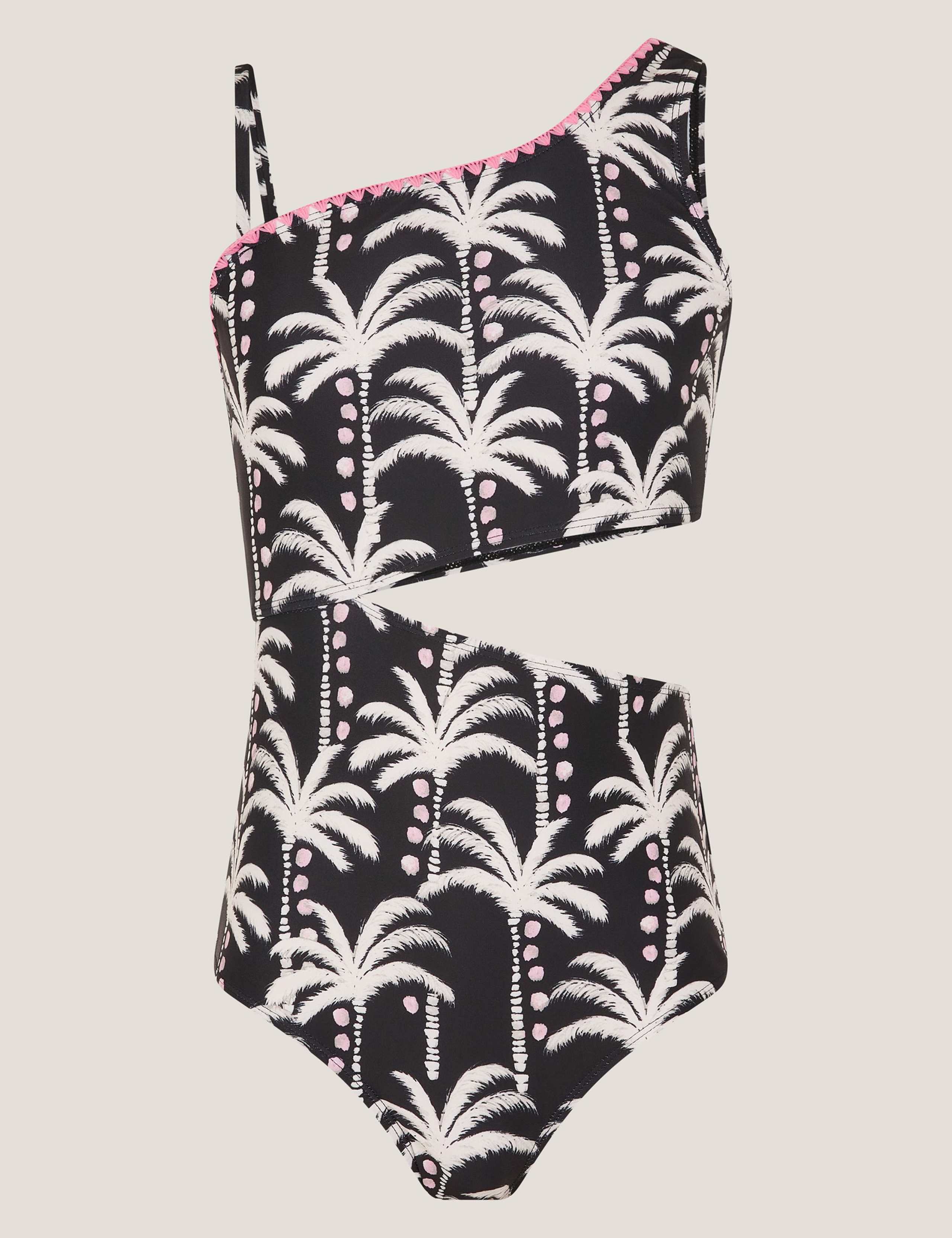 Palm Print Swimsuit (7-15 Years) 1 of 3