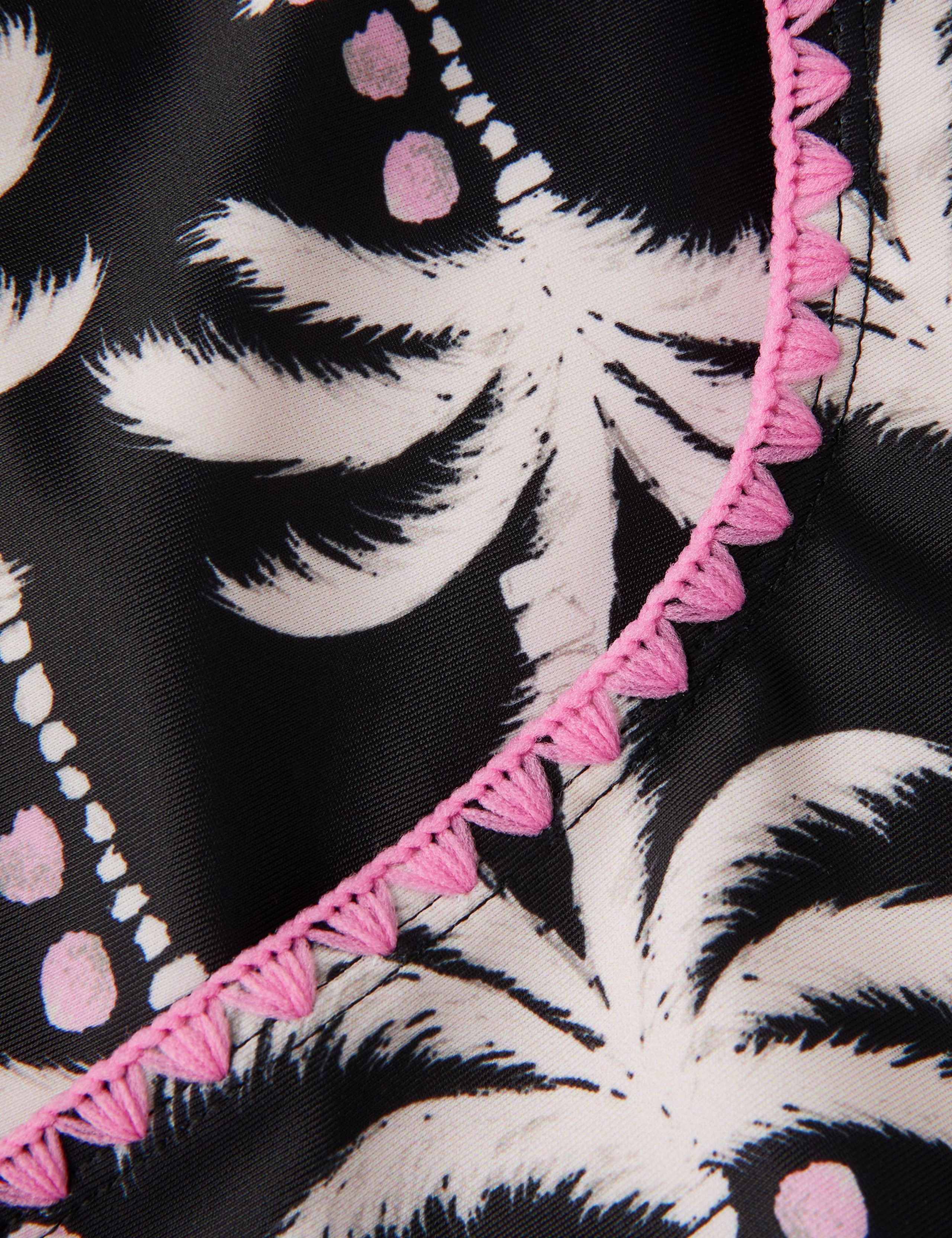 Palm Print Swimsuit (7-15 Yrs) 2 of 3