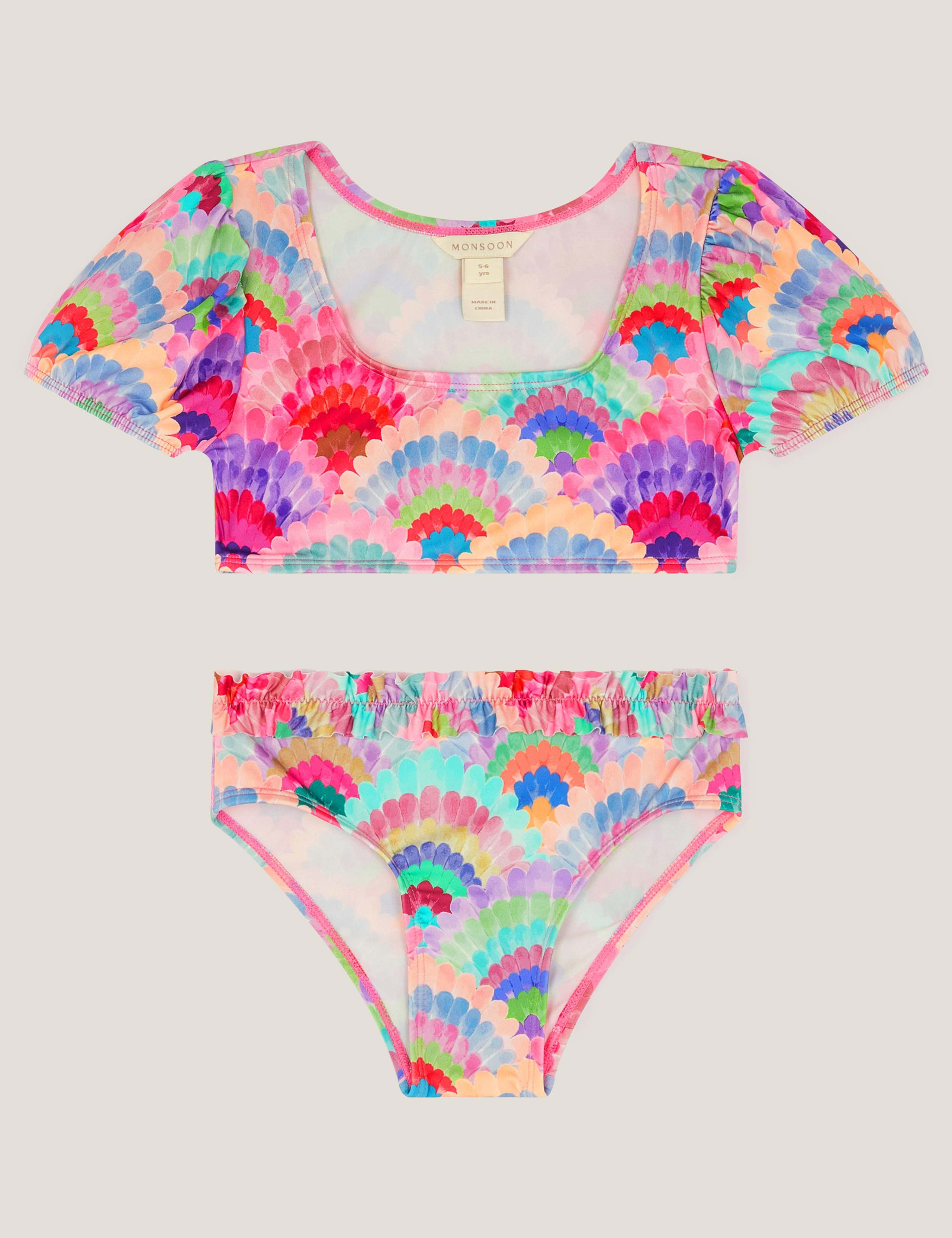Shell Print Swim Set (3-15 Yrs) 1 of 3