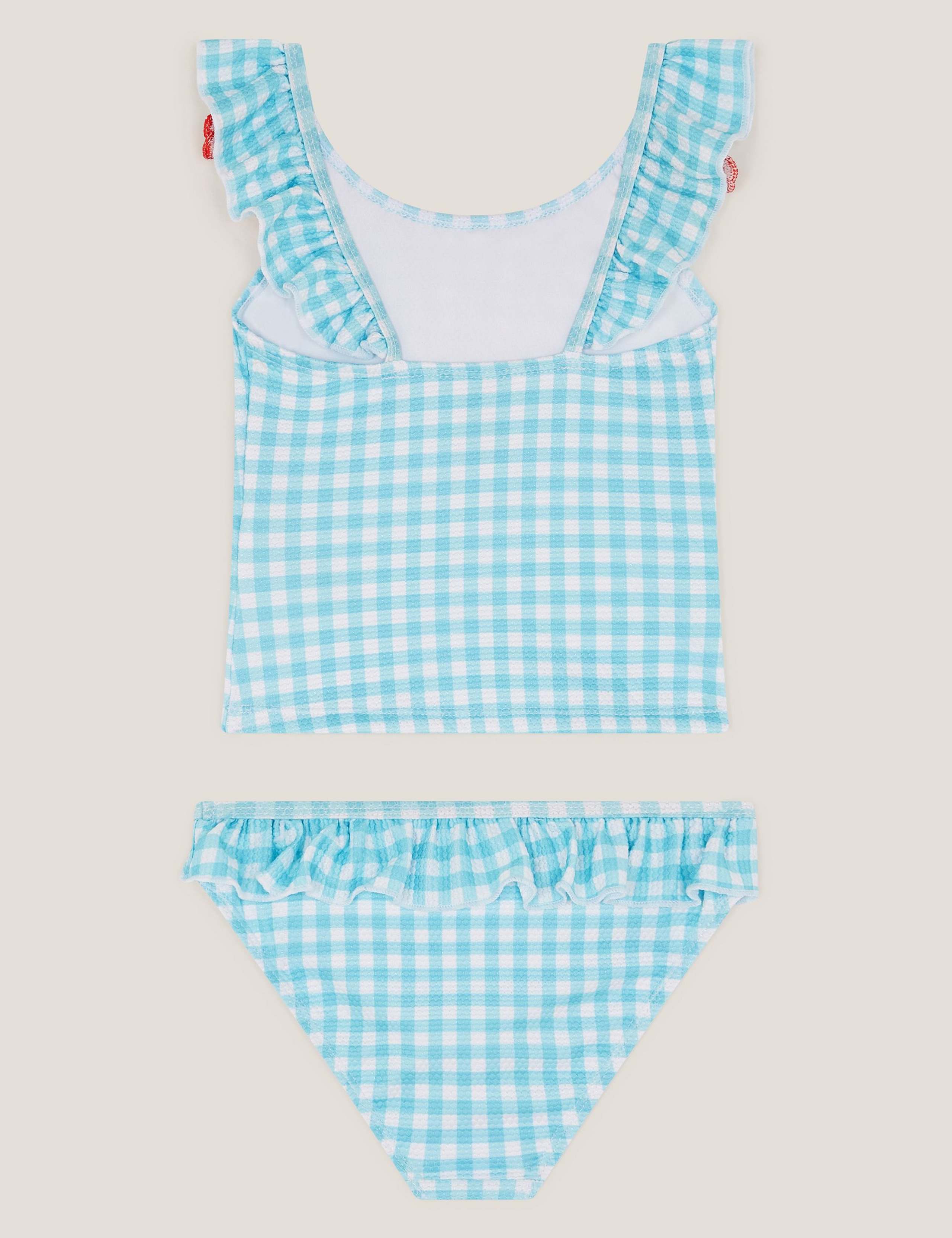 2 Piece Gingham Tomato Swim Set (3-13 Yrs) 3 of 3